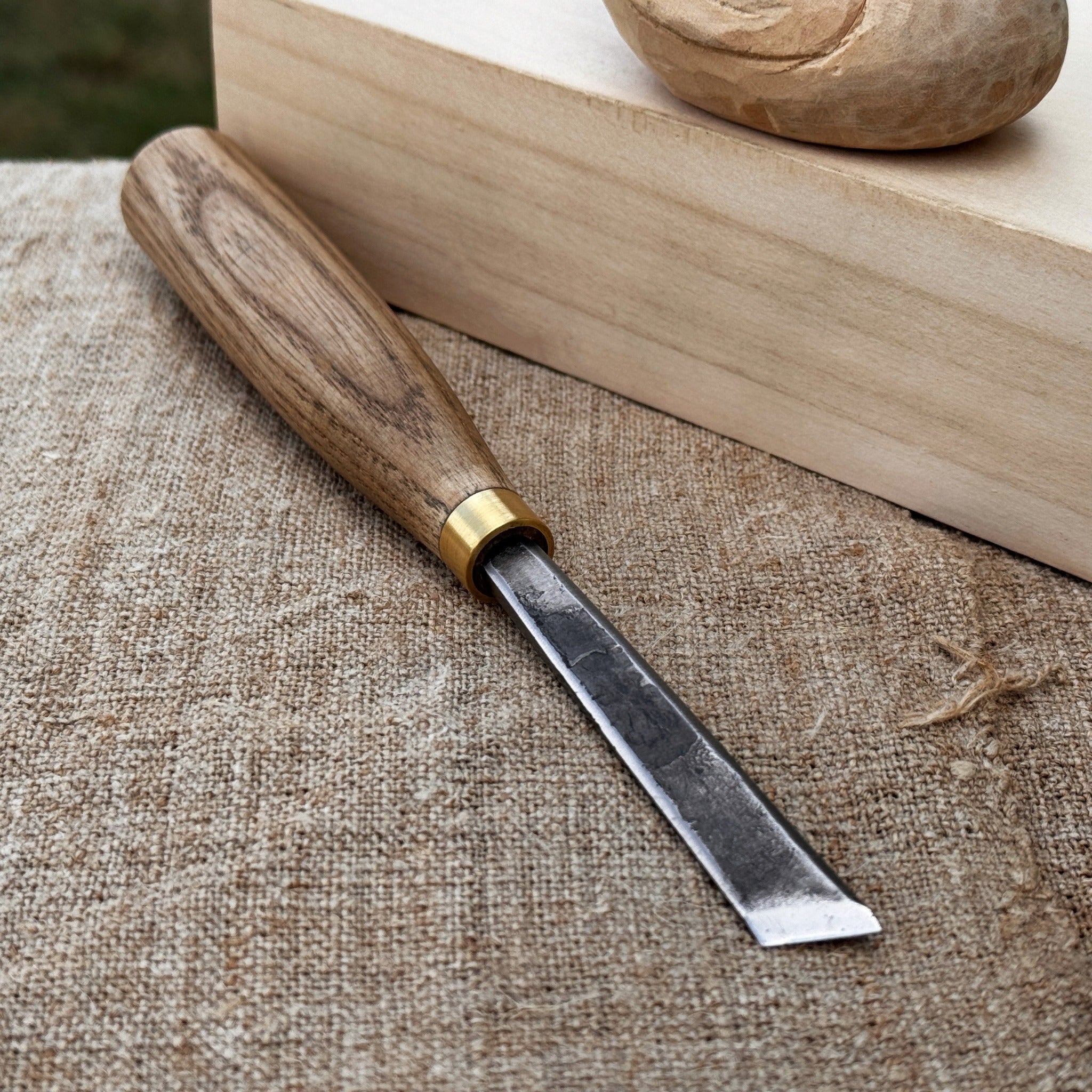 Angled Bevel Carving Chisel – 10 mm (0.39 inches) - Randy's LLC
