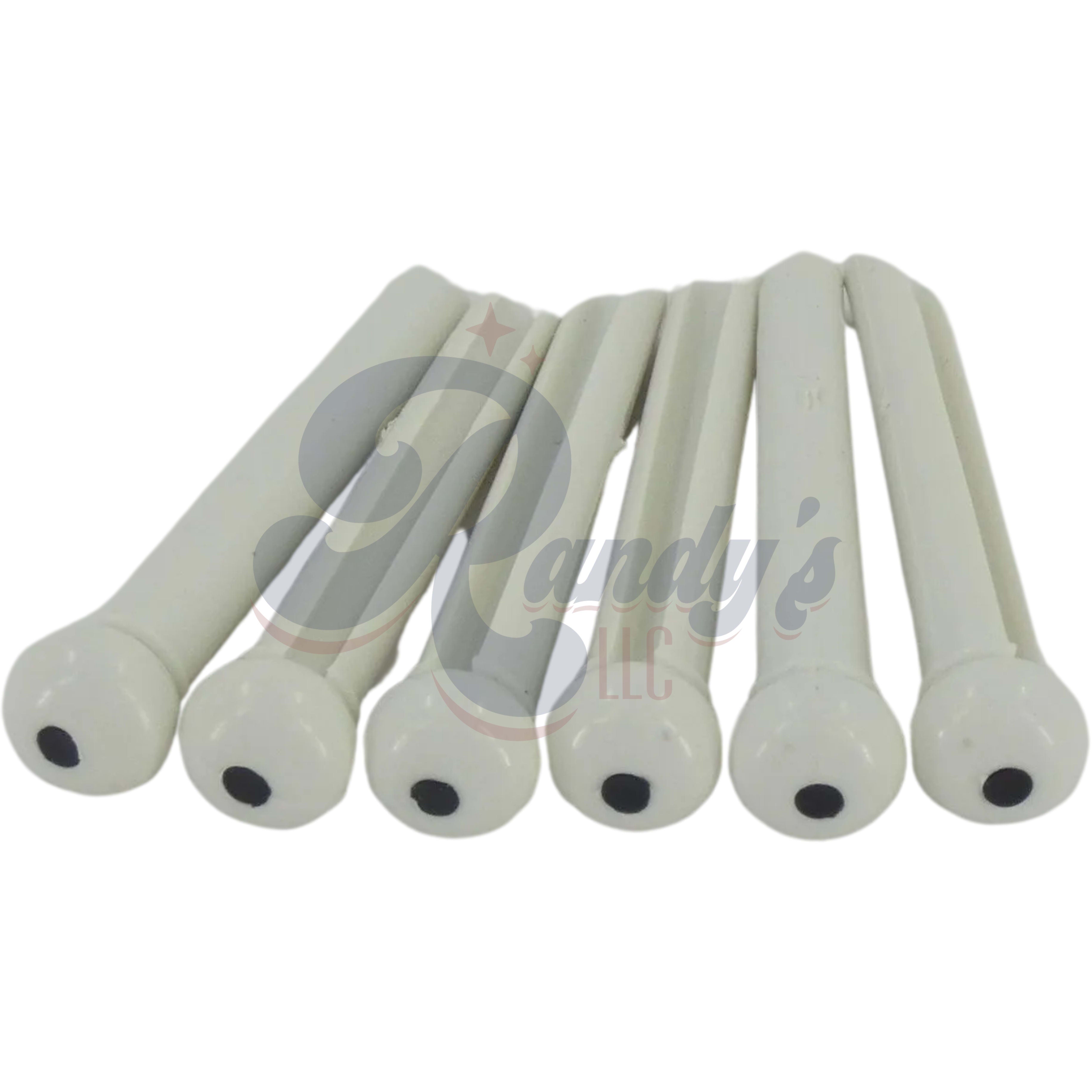 Grover Acoustic Guitar Bridge Pins w/ Dot (6-Pack) - Fits Gibson® - Randy's LLC
