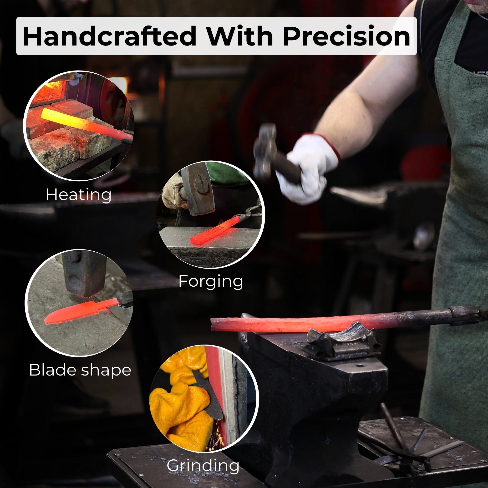 Beginner’s Woodcarving Knife with Leather Sheath, 6 cm (2.36 inches) - Randy's LLC