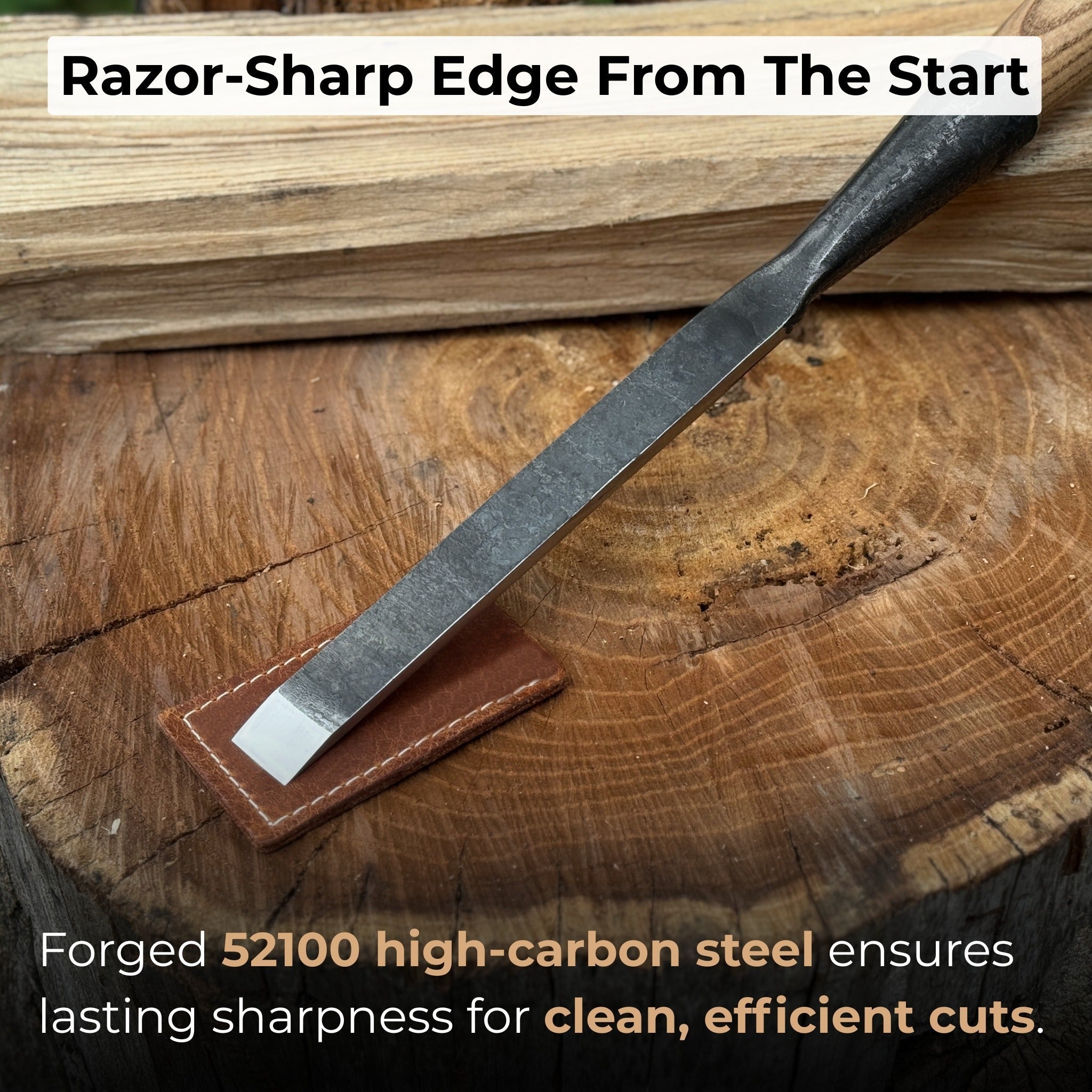 Carpenters Slick Chisel, 20 - 100 mm (0.8 - 3.9 inches) - Randy's LLC