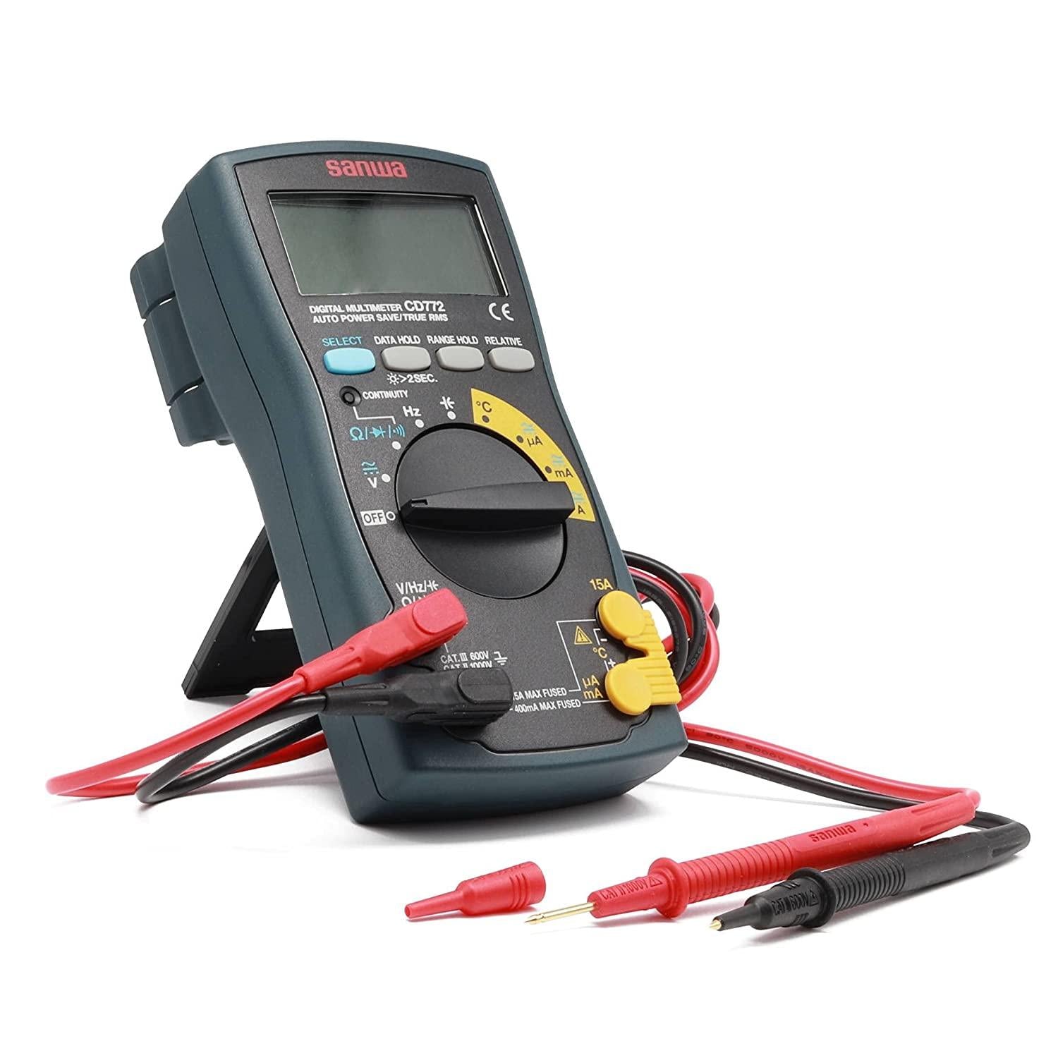 CD772 Digital Multimeter w/ Backlight & Temperature Measurement - Randy's LLC