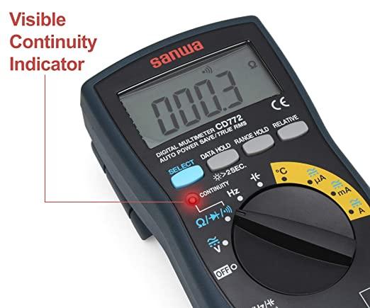 CD772 Digital Multimeter w/ Backlight & Temperature Measurement - Randy's LLC