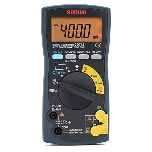 CD772 Digital Multimeter w/ Backlight & Temperature Measurement - Randy's LLC
