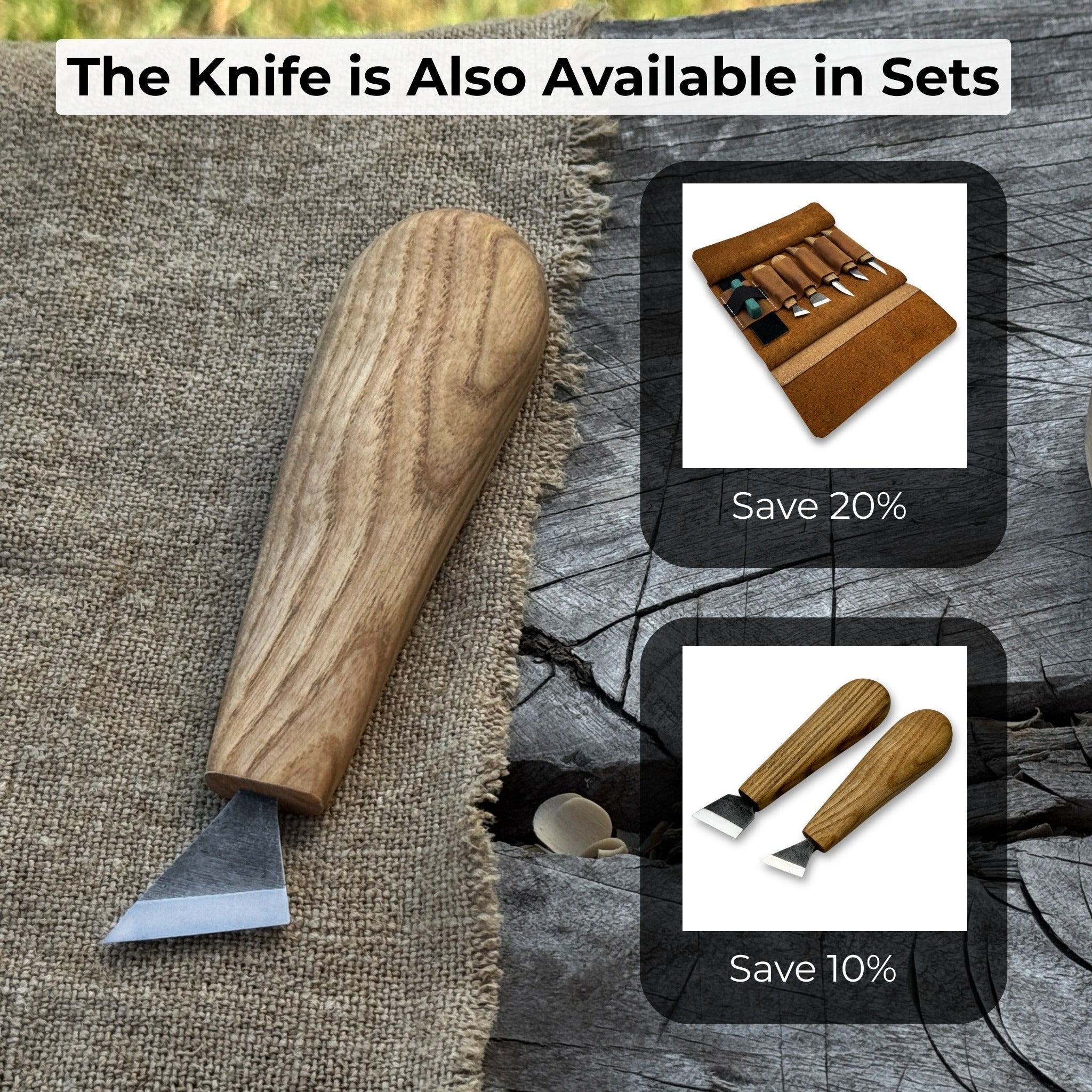 Chip Carving Knife, 2.5 cm (1 inch) - Randy's LLC