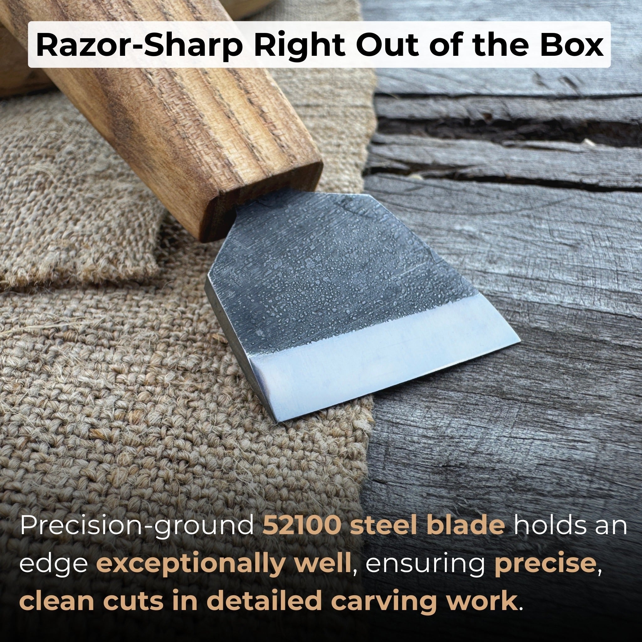 Chip Carving Knife, 3 cm (1.2 inches) - Randy's LLC