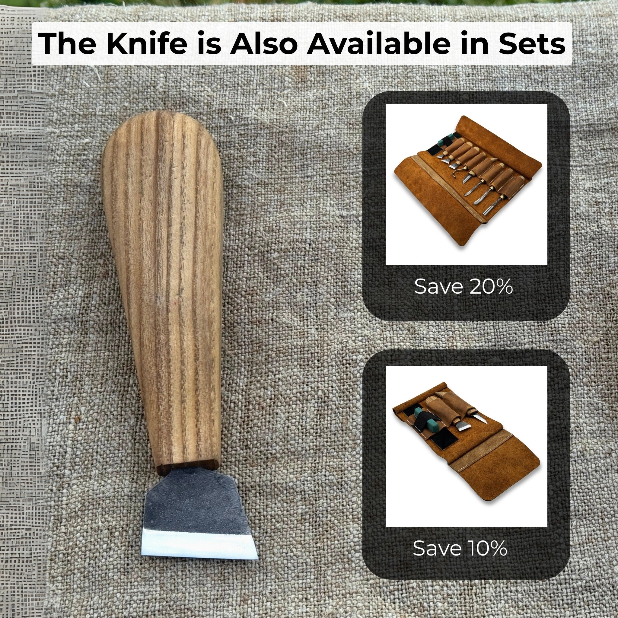 Chip Carving Knife, 3 cm (1.2 inches) - Randy's LLC