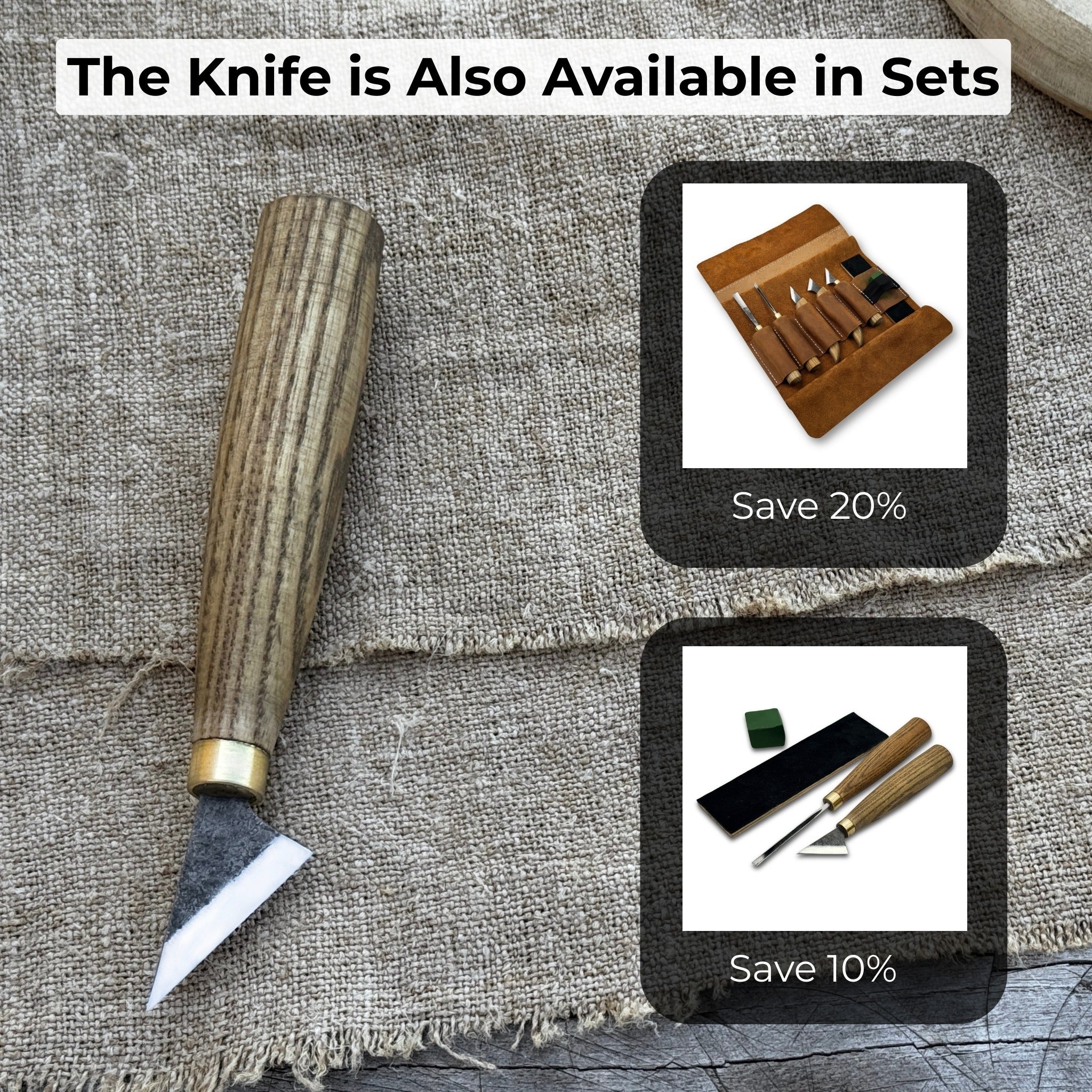 Chip Carving Knife, 3.5 cm (1.4 inches) - Randy's LLC