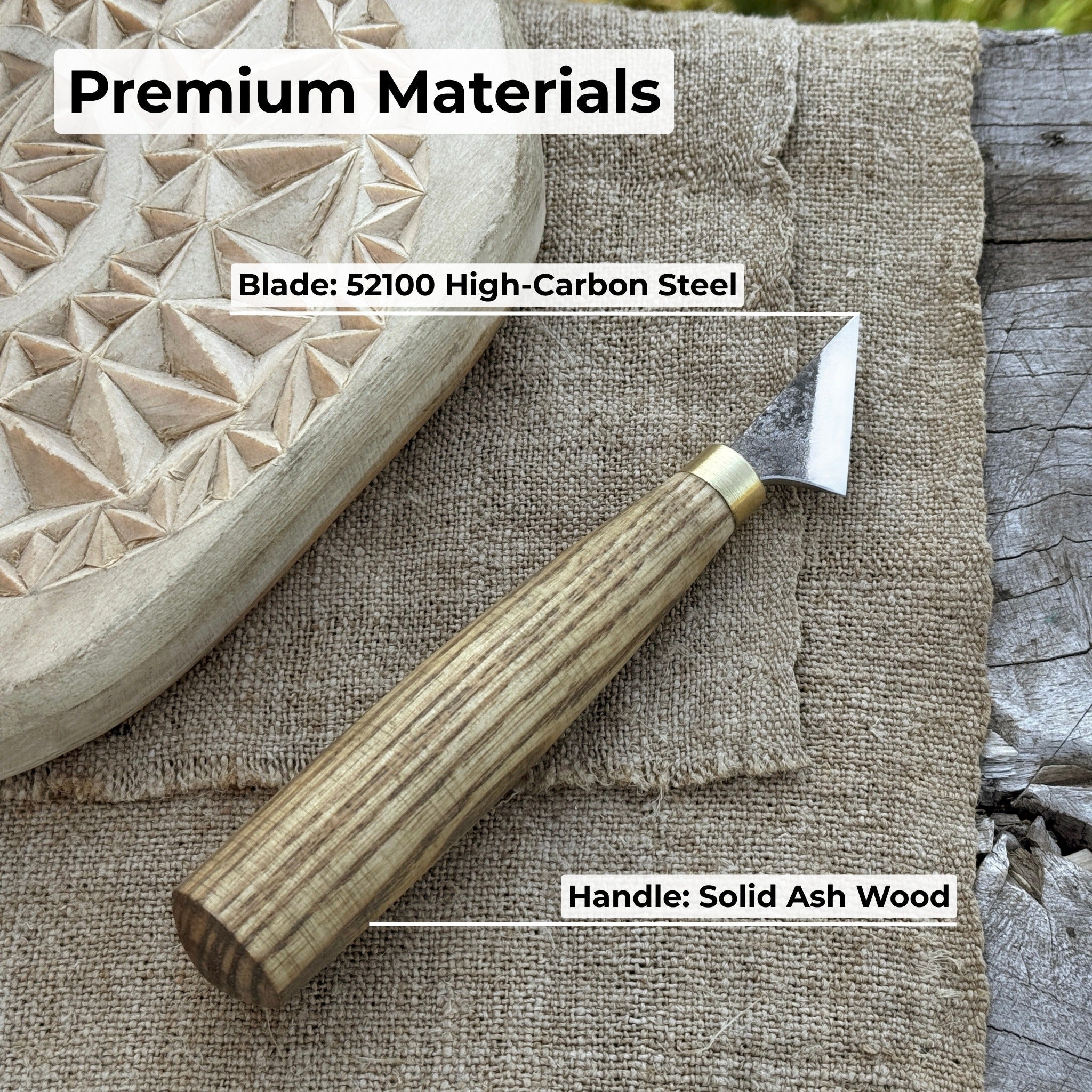 Chip Carving Knife, 3.5 cm (1.4 inches) - Randy's LLC