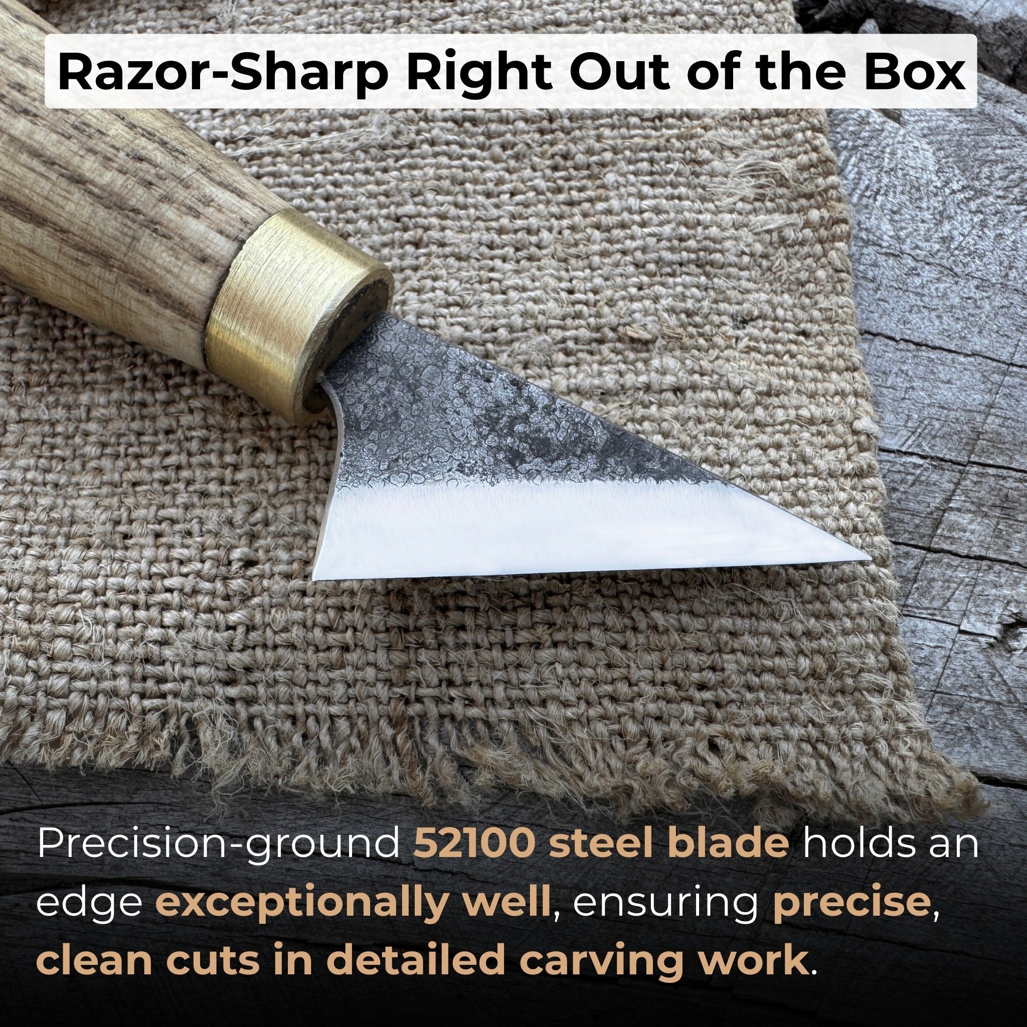 Chip Carving Knife, 3.5 cm (1.4 inches) - Randy's LLC