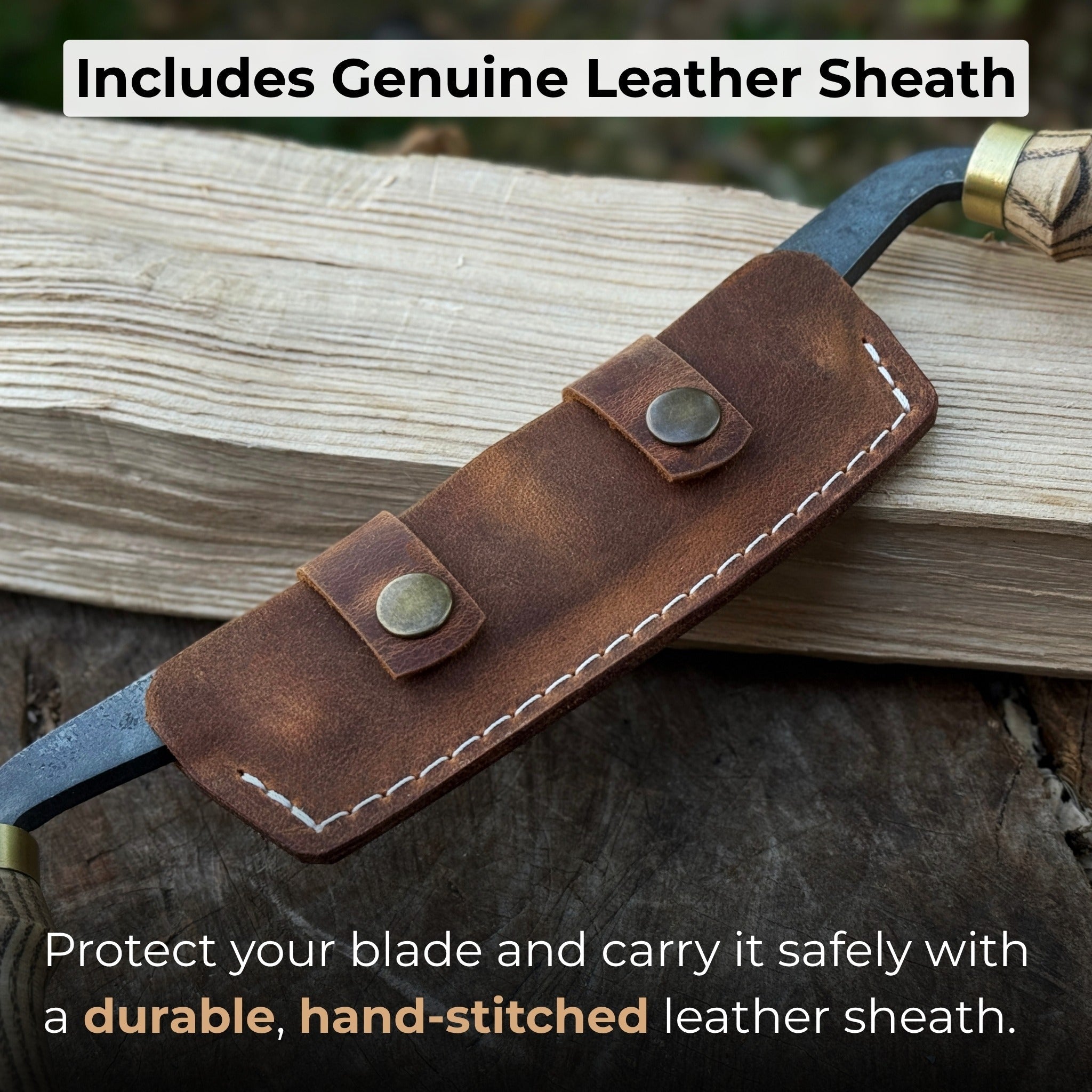 Curved Draw Knife (Push/Pull Shave), 10.5 cm (4.1 inch) Cutting Edge - Randy's LLC