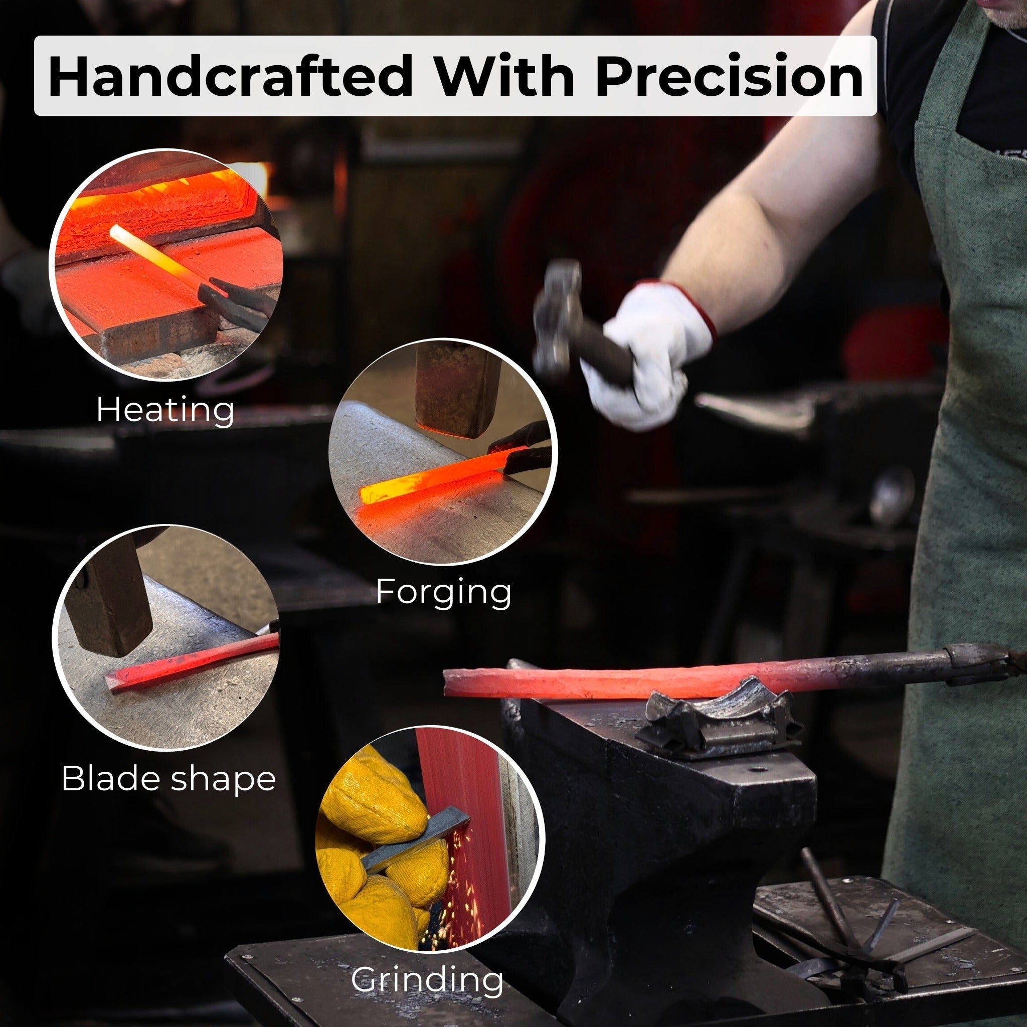 Detail Carving Chisel with Palm Handle, 10 mm (0.39 inches) - Randy's LLC