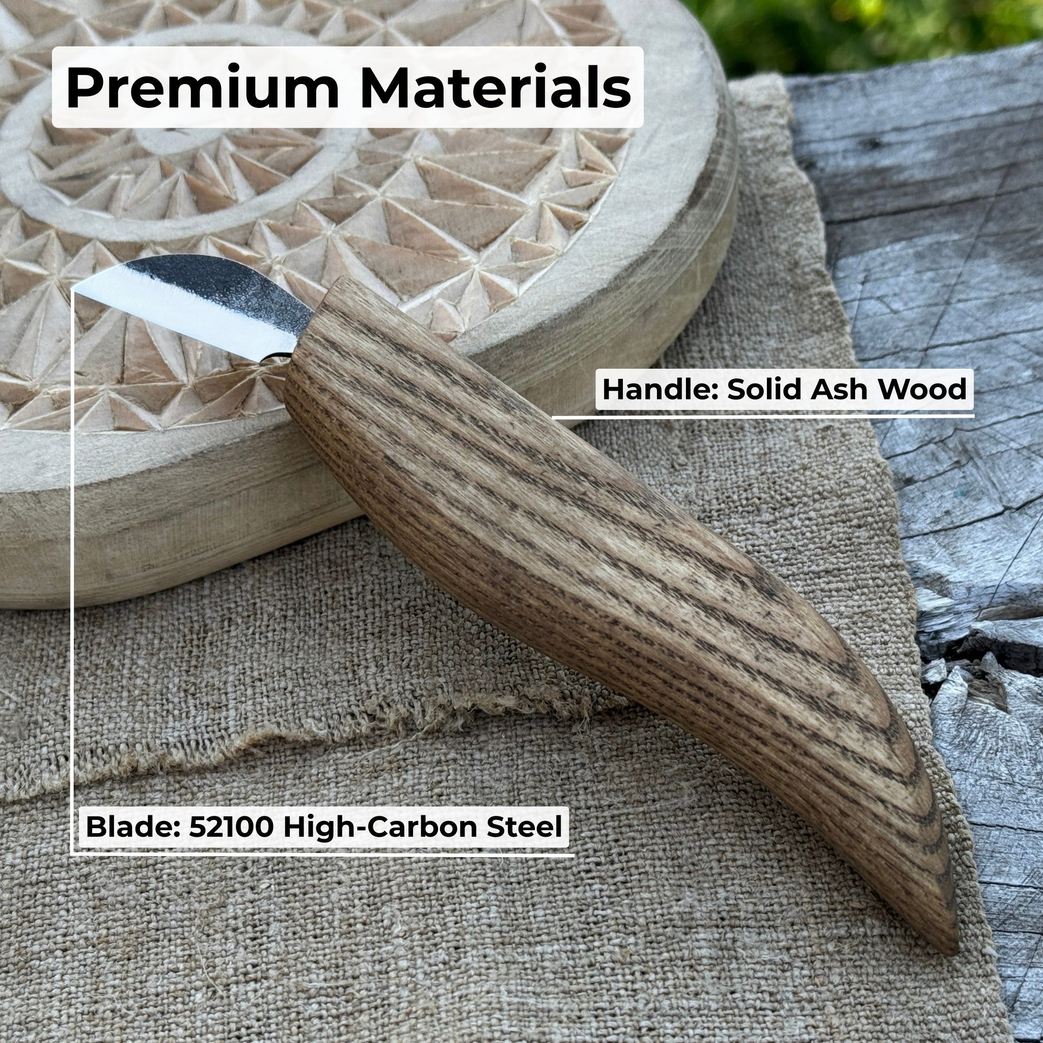 Detail Chip Carving Knife – Blade 3 cm (1.2 inches) - Randy's LLC