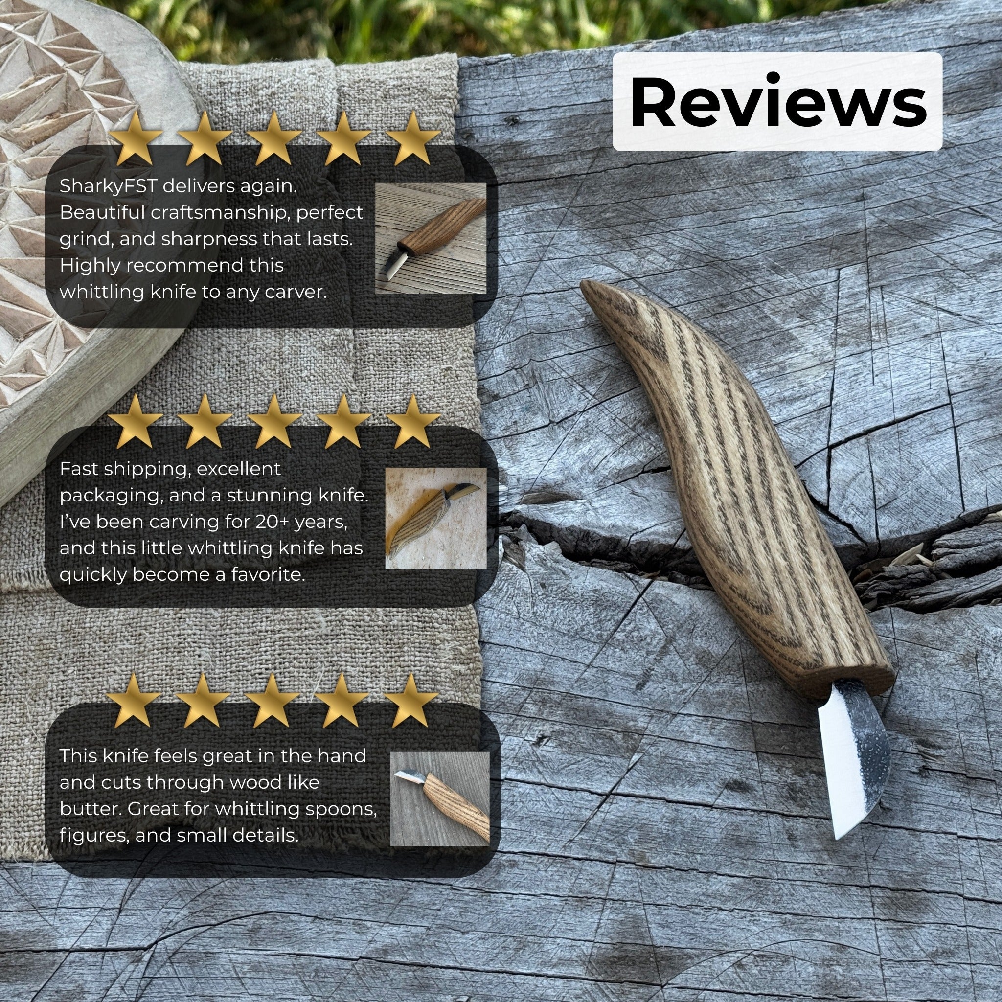 Detail Chip Carving Knife – Blade 3 cm (1.2 inches) - Randy's LLC