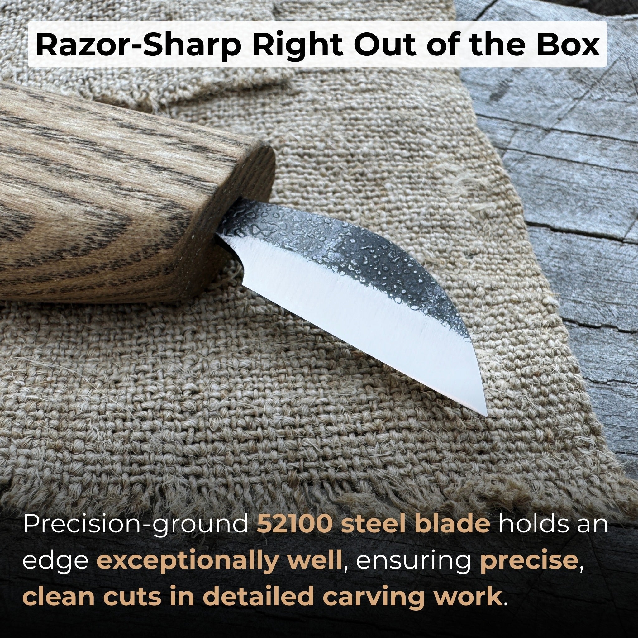 Detail Chip Carving Knife – Blade 3 cm (1.2 inches) - Randy's LLC