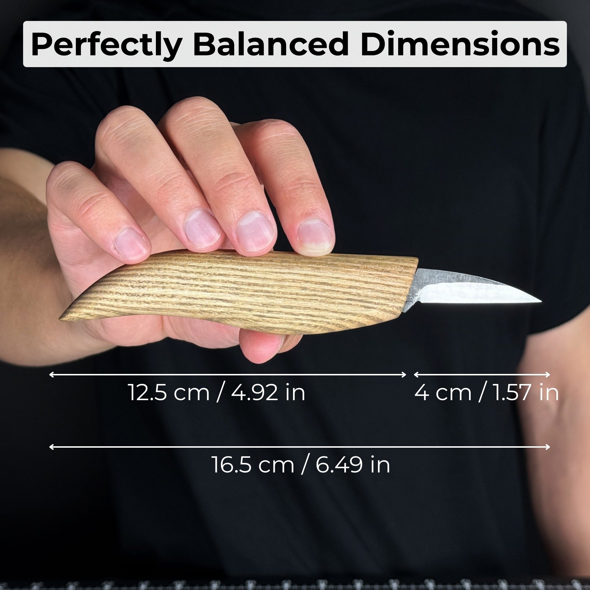 Detail Knife for Wood Carving, 4 cm (1.57 inches) - Randy's LLC