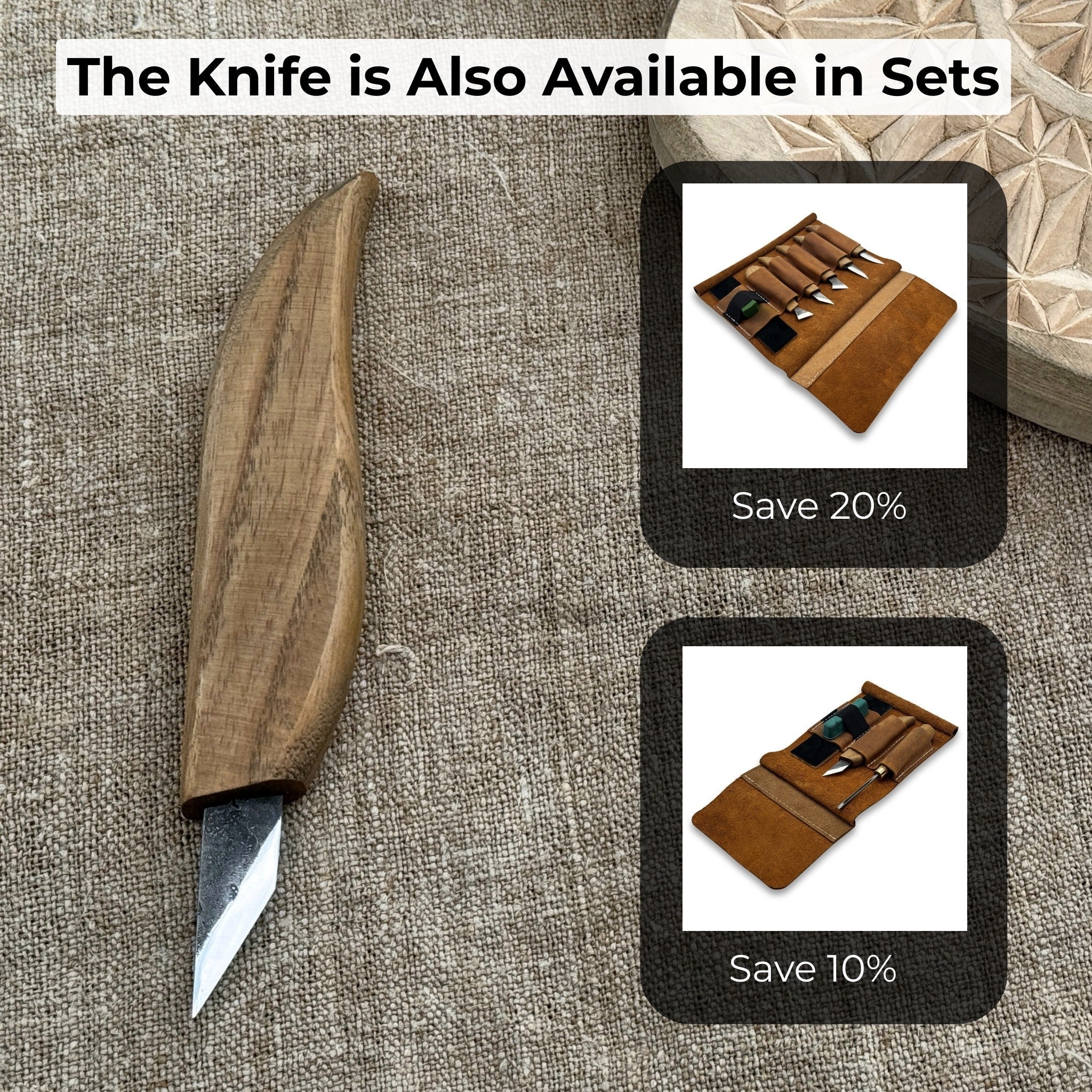 Detail Wood Carving Knife, 2.5 cm (1 inch) - Randy's LLC