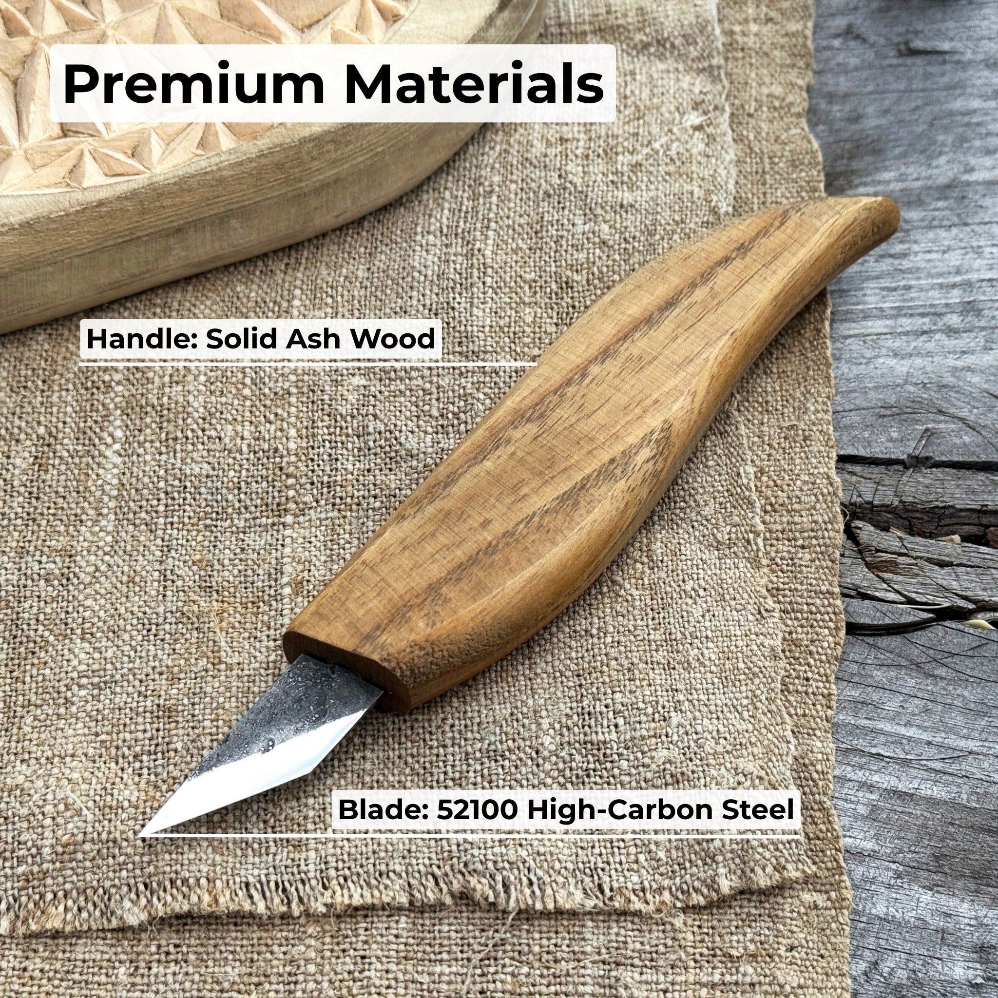 Detail Wood Carving Knife, 2.5 cm (1 inch) - Randy's LLC