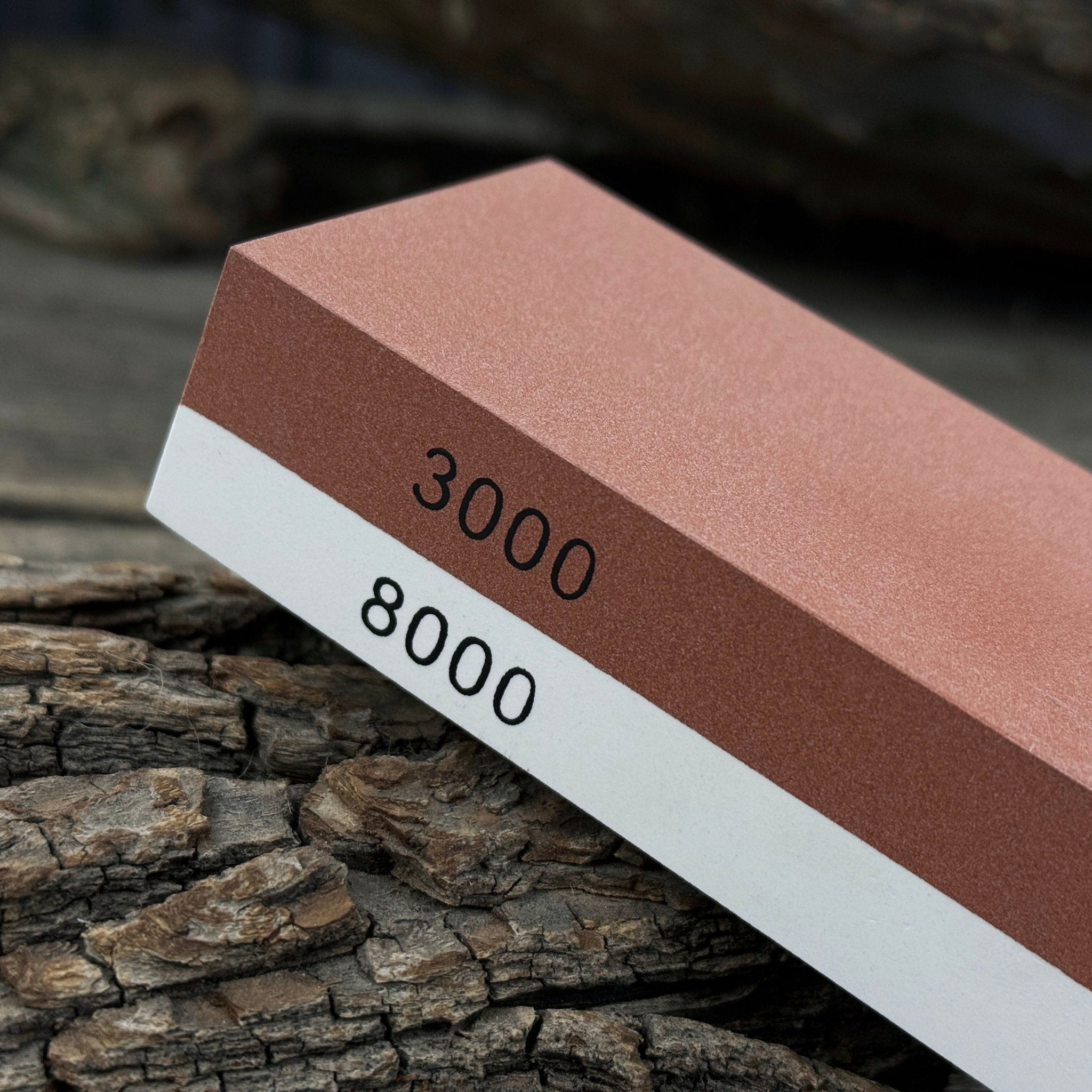 Double-Sided Sharpening Stone with Optional Wooden Stand – Grit #3000 / #8000 - Randy's LLC