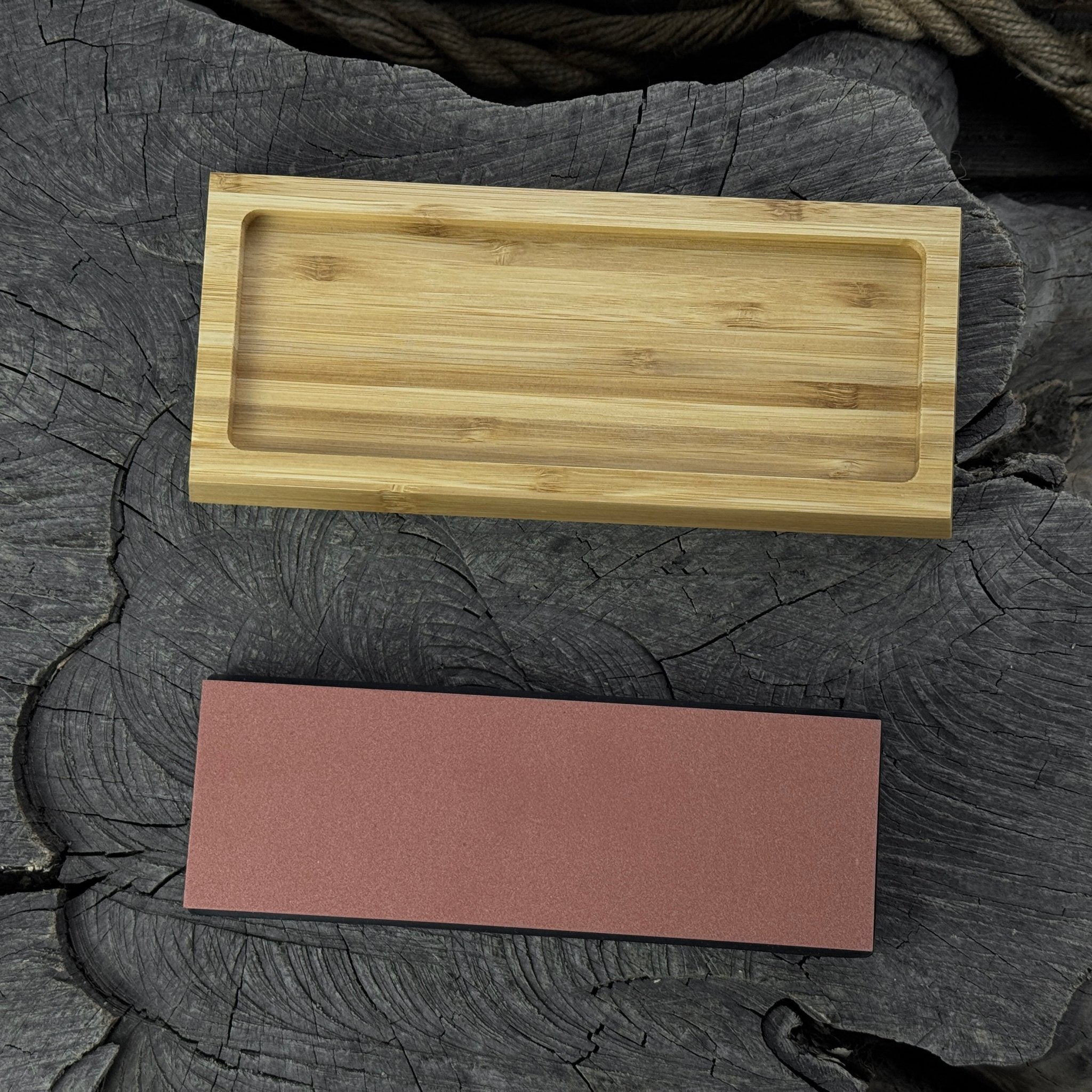 Double-Sided Sharpening Stone with Optional Wooden Stand – Grit #3000 / #8000 - Randy's LLC