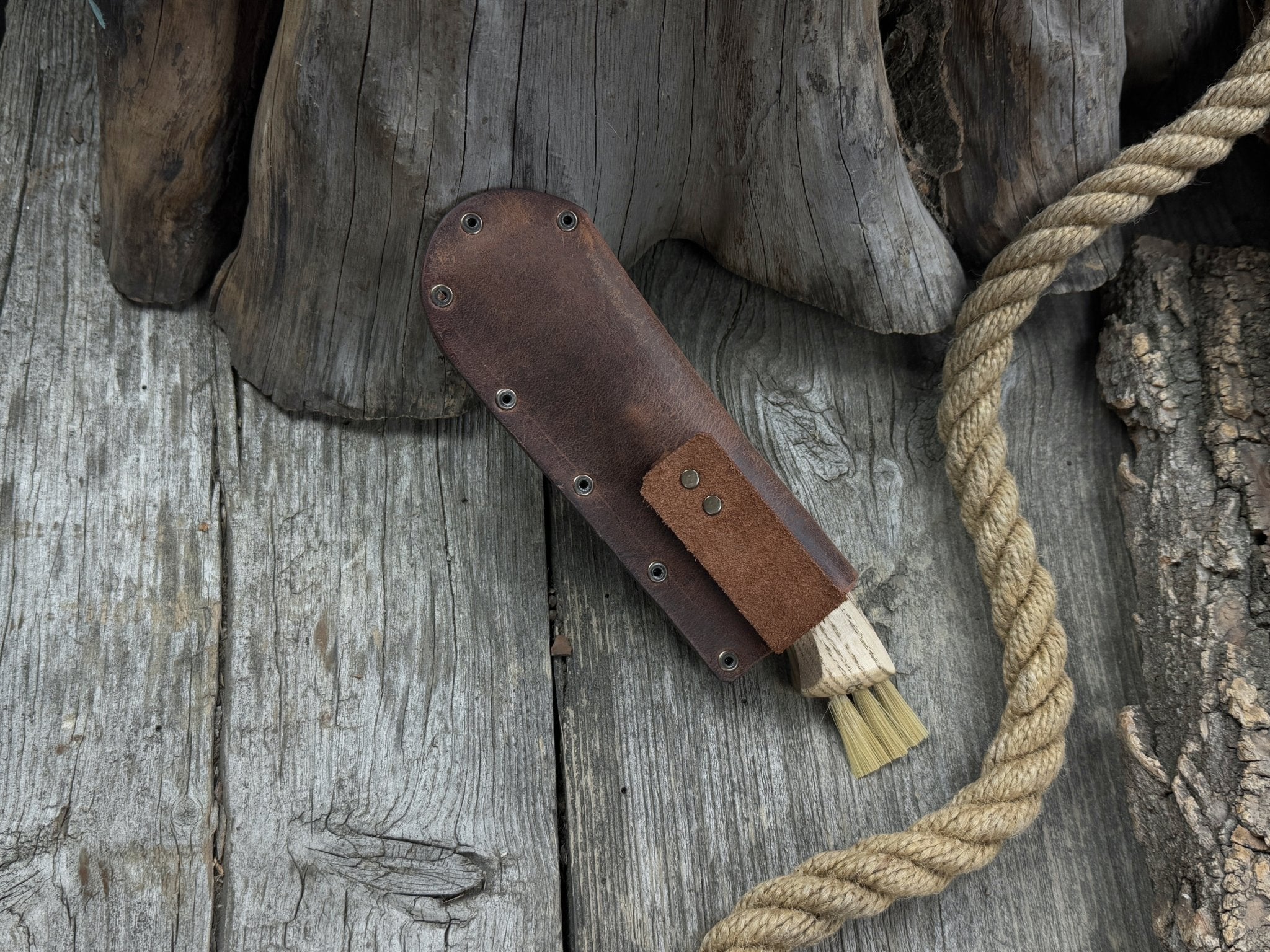 Forged Mushroom Knife with Brush, 6.5 cm (2.56 inches) - Randy's LLC