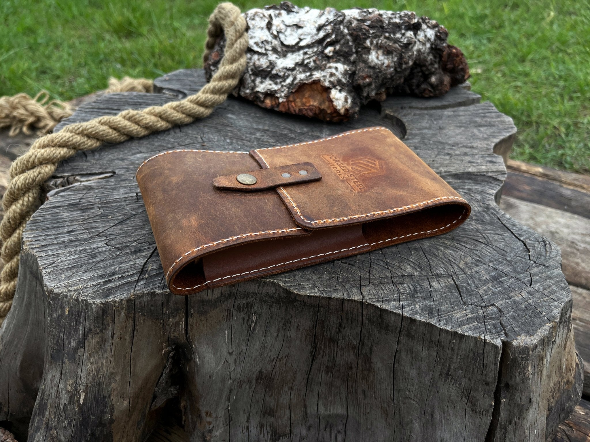 FST 2 Pocket Leather Tool Case - Randy's LLC