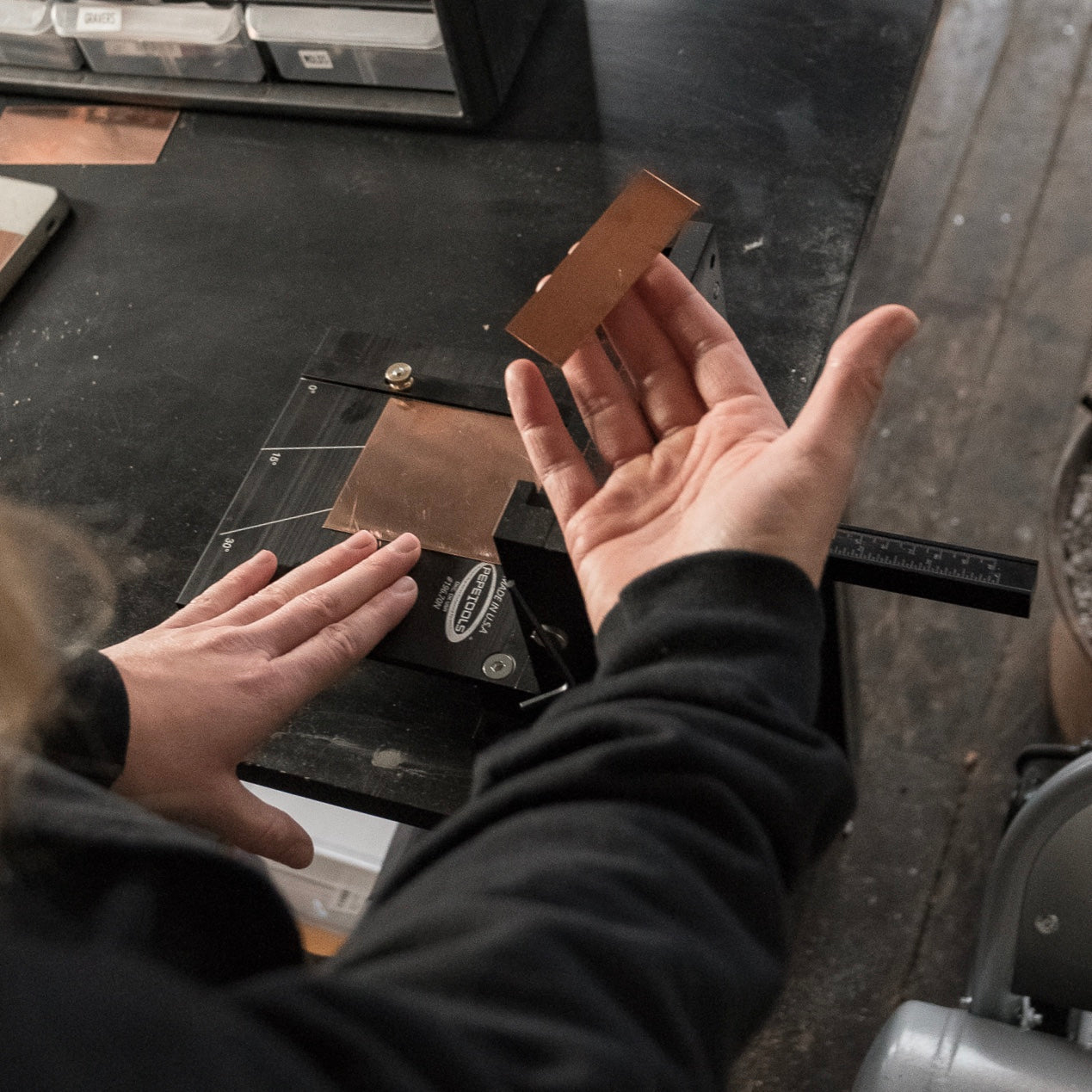 4" Guillotine Shear for Guitar Part Manufacturing - Randy's LLC