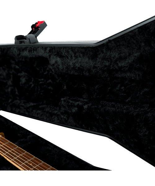 Gator Cases Molded Flight Case for Acoustic Dreadnought Guitars with TSA Approved Locking Latch; (GTSA-GTRDread) - Randy's LLC