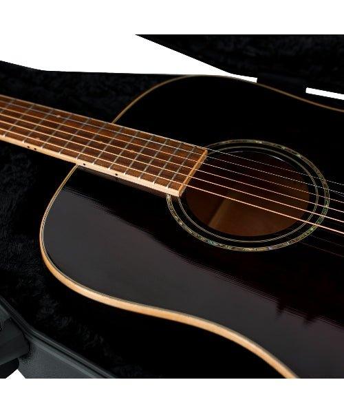 Gator Cases Molded Flight Case for Acoustic Dreadnought Guitars with TSA Approved Locking Latch; (GTSA-GTRDread) - Randy's LLC