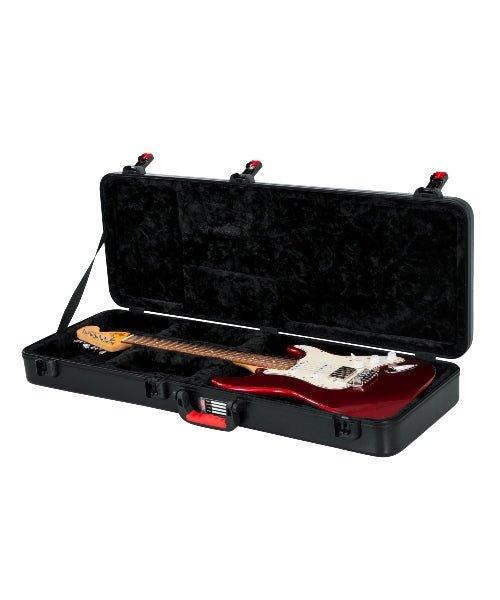 Gator Cases Molded Flight Case for Strat/Tele Style Electric Guitars with TSA Approved Locking Latch (GTSA-GTRELEC) - Randy's LLC