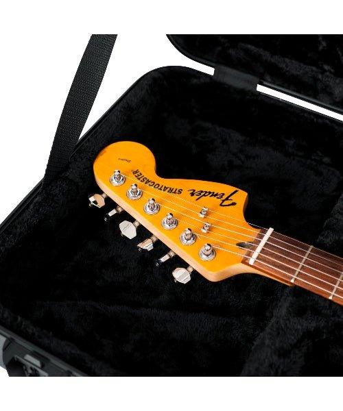 Gator Cases Molded Flight Case for Strat/Tele Style Electric Guitars with TSA Approved Locking Latch (GTSA-GTRELEC) - Randy's LLC