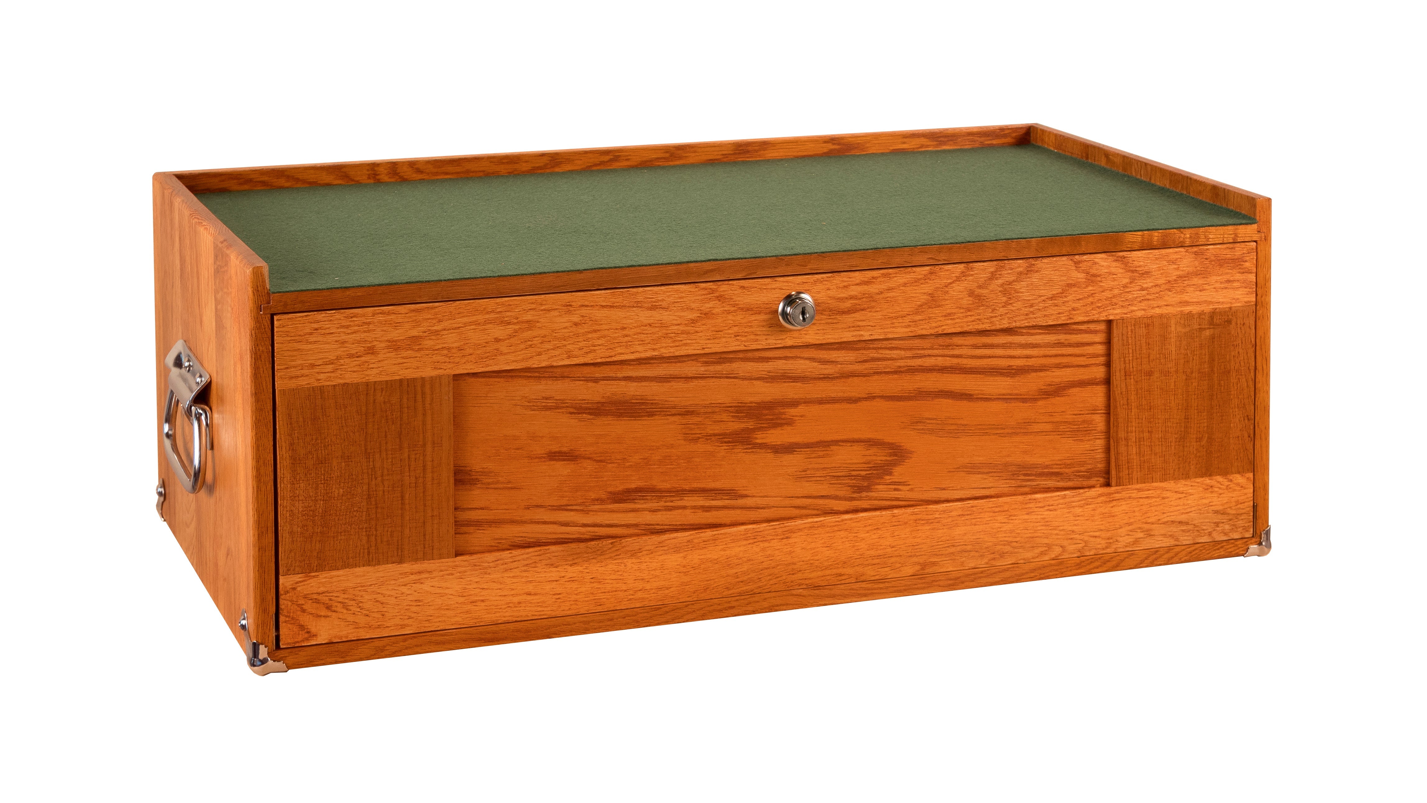 3-Drawer Mid-Base Chest Luthier Tool Box in Oak - Randy's LLC