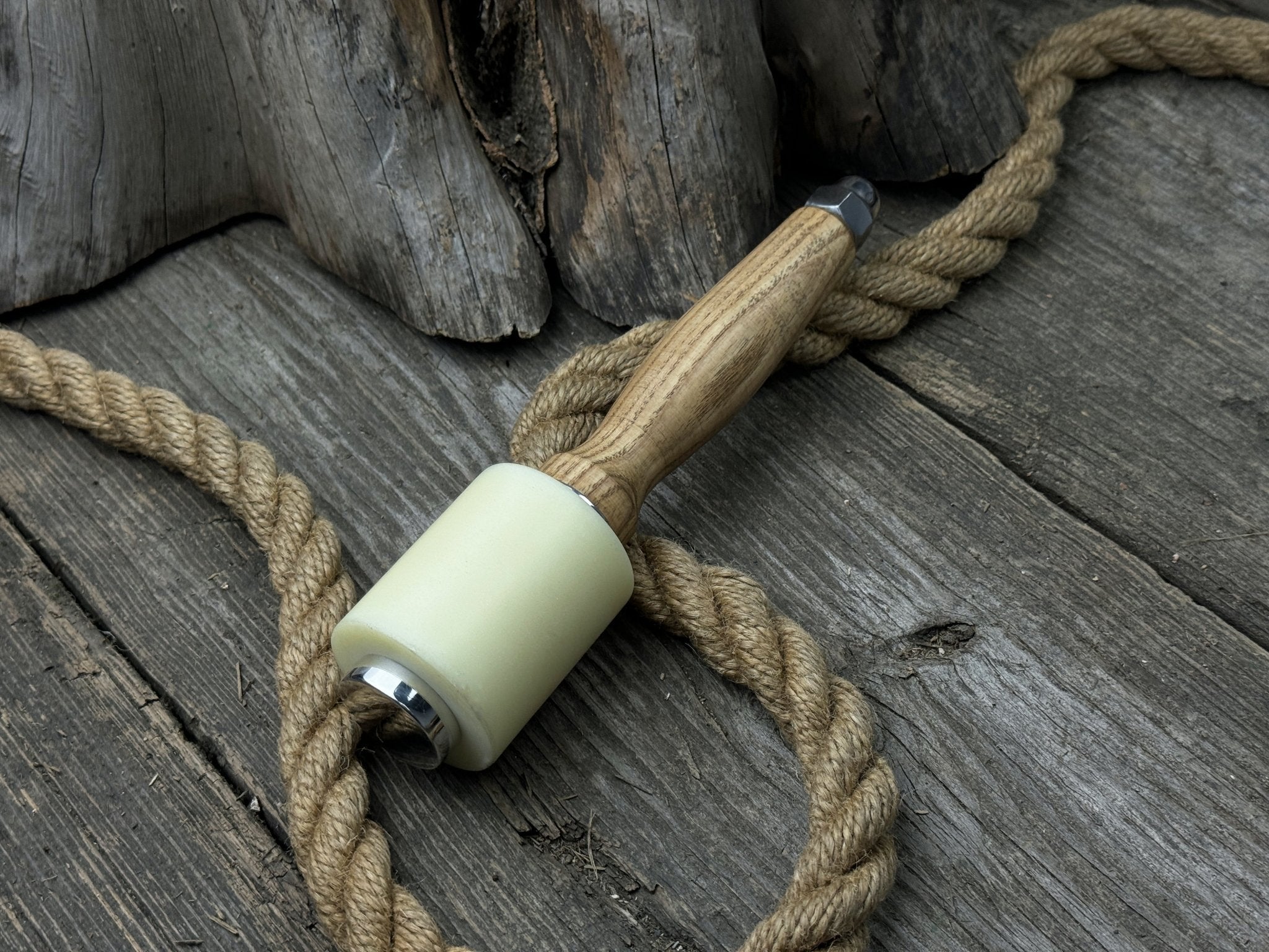 Handmade Mallet with Nylon Head, 21.5 cm (8.46 inches) - Randy's LLC