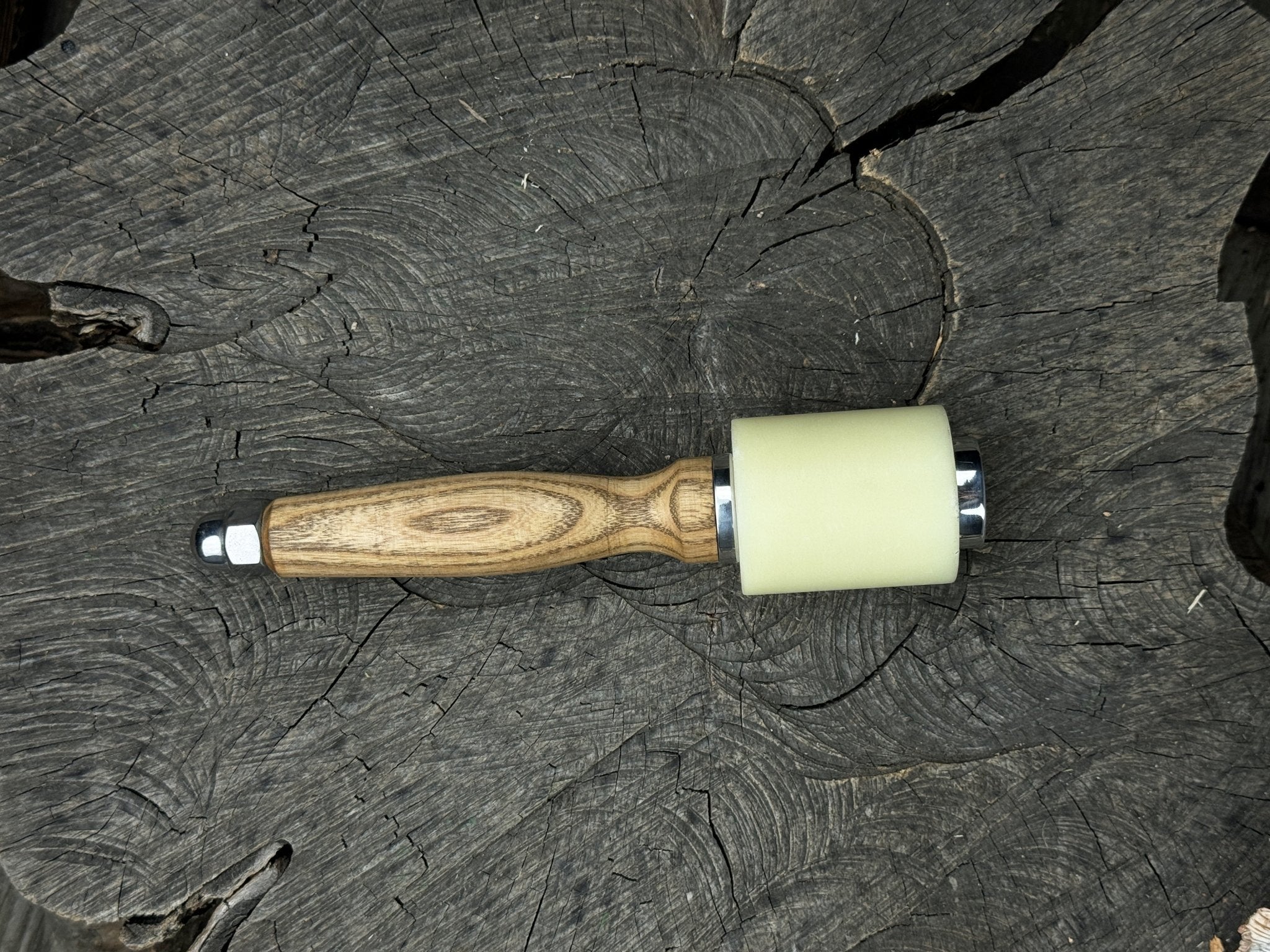 Handmade Mallet with Nylon Head, 21.5 cm (8.46 inches) - Randy's LLC