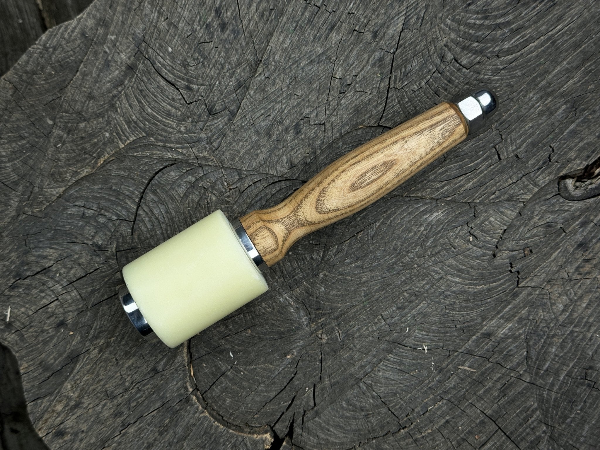 Handmade Mallet with Nylon Head, 21.5 cm (8.46 inches) - Randy's LLC