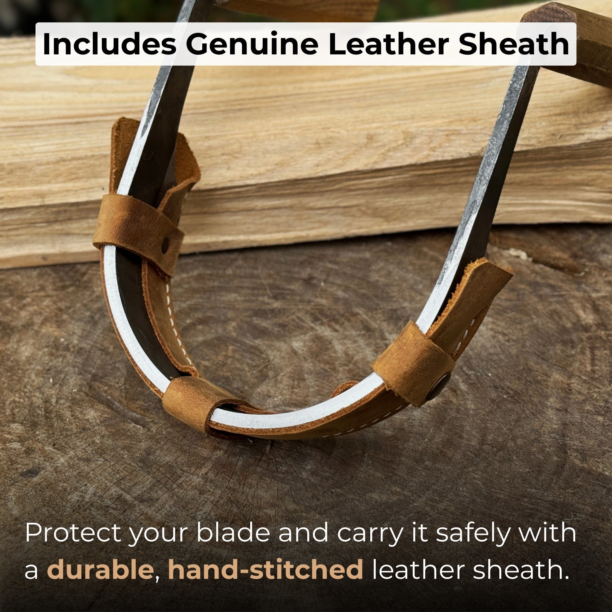 Inshave (Half-Rounded Drawknife), 13 cm (5.1 inches) - Randy's LLC