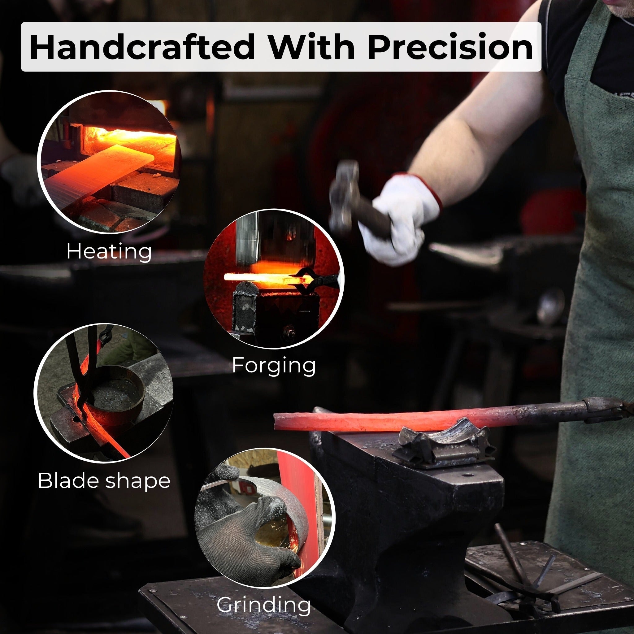 Inshave (Half-Rounded Drawknife), 13 cm (5.1 inches) - Randy's LLC