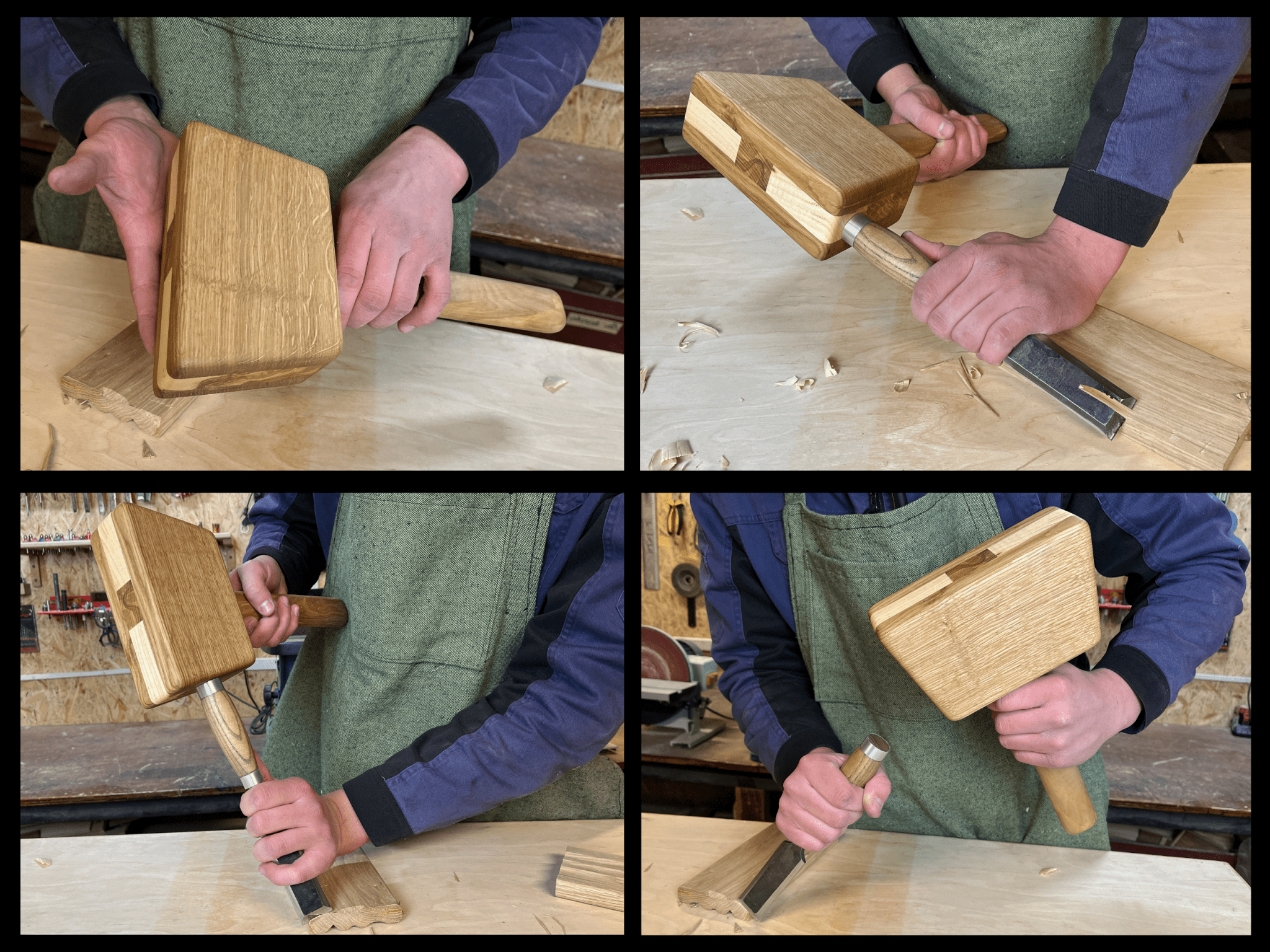 Quiet 35 oz Wooden Mallet (Mallet Tool) - Randy's LLC