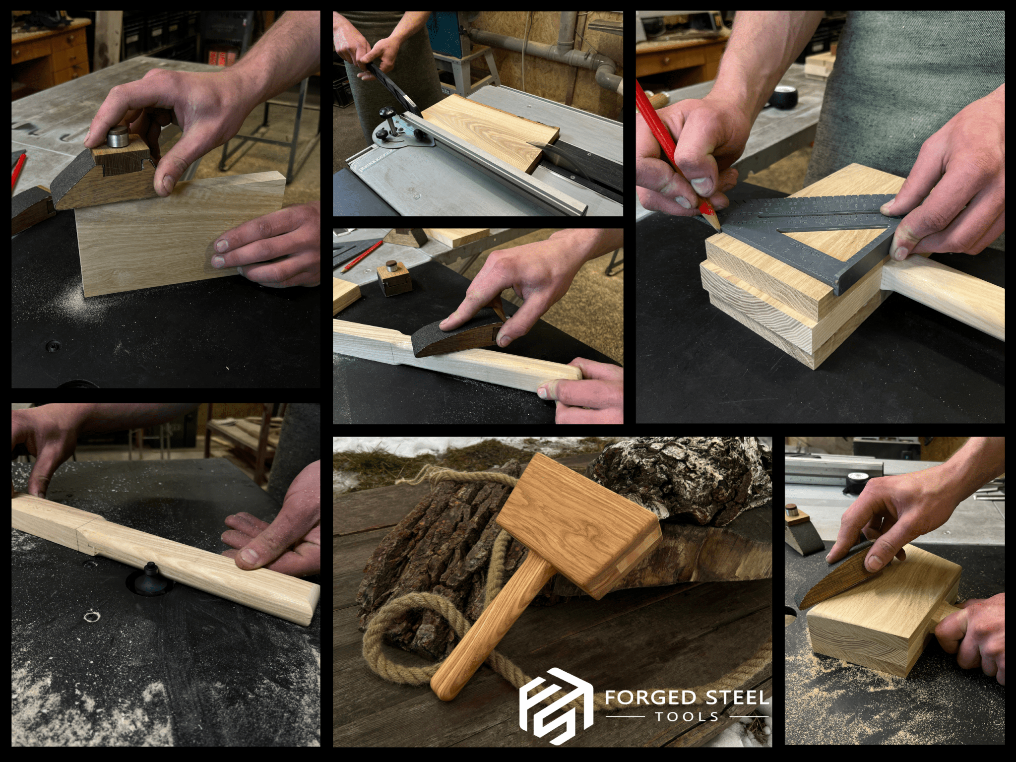 Quiet 35 oz Wooden Mallet (Mallet Tool) - Randy's LLC