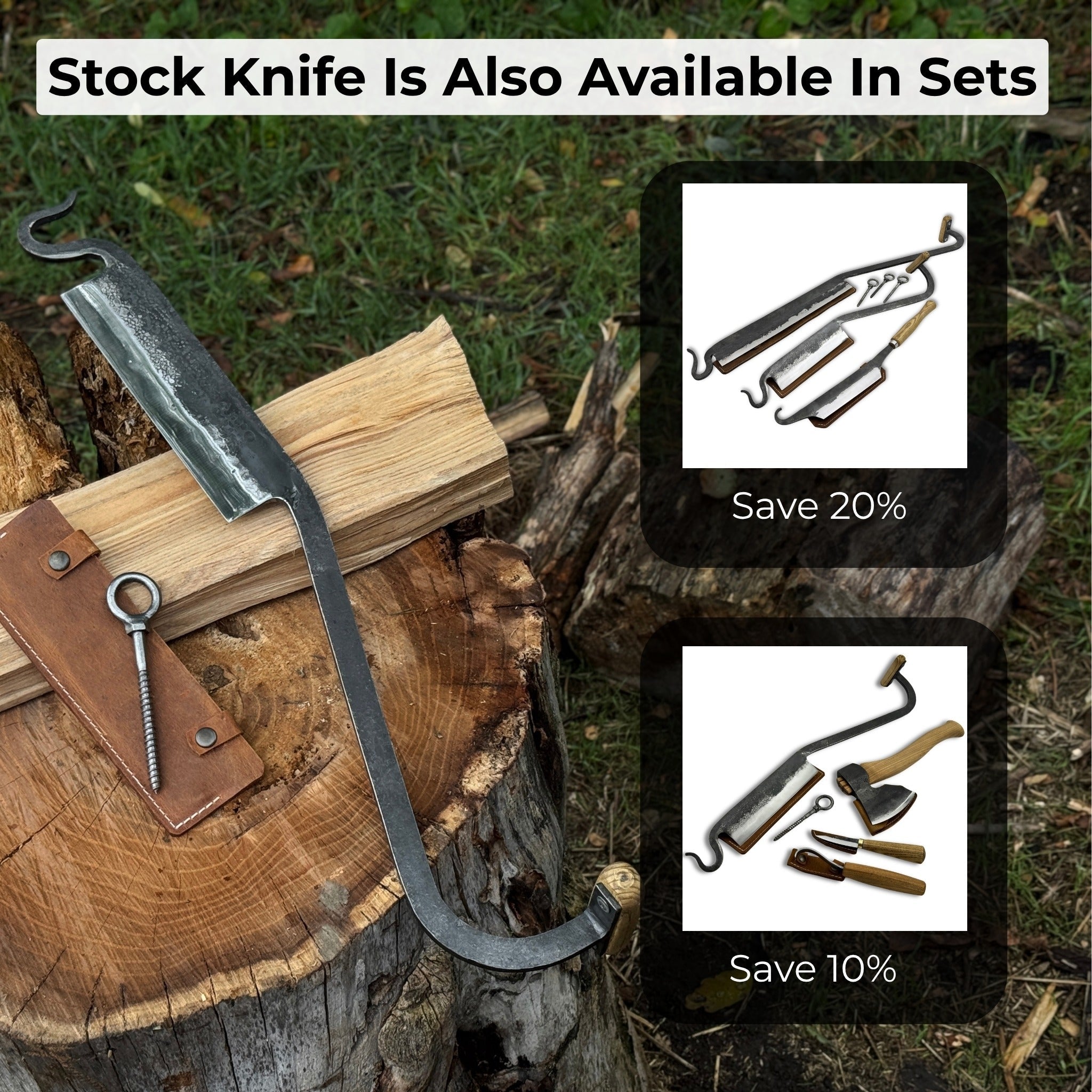 Medium Stock Knife - Cloggers knife - Randy's LLC