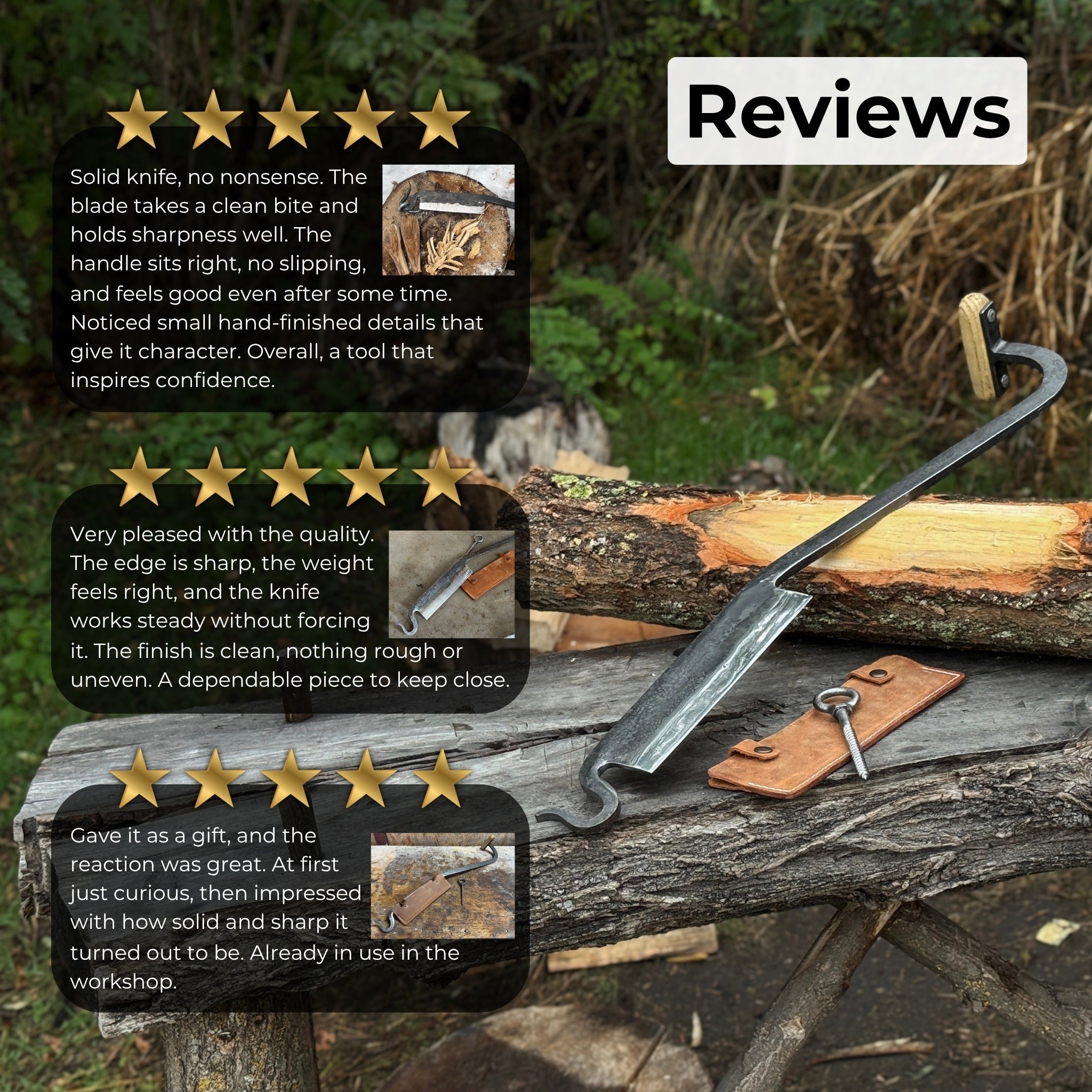 Medium Stock Knife - Cloggers knife - Randy's LLC