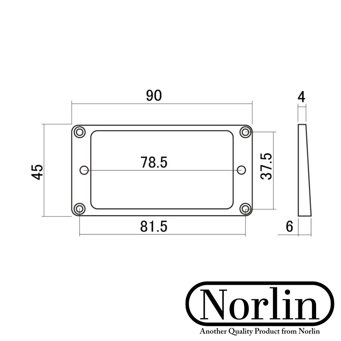 Humbucker Pickup Carved-Top Mounting Ring (Cream) for Gibson® Guitars - Randy's LLC