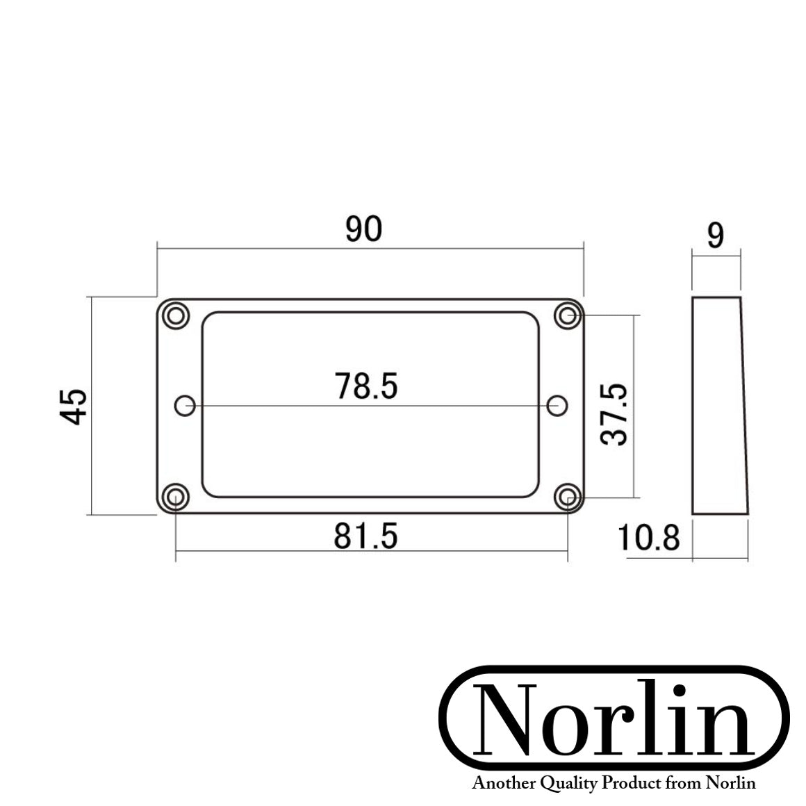 Humbucker Pickup Carved-Top Mounting Ring (Cream) for Gibson® Guitars - Randy's LLC