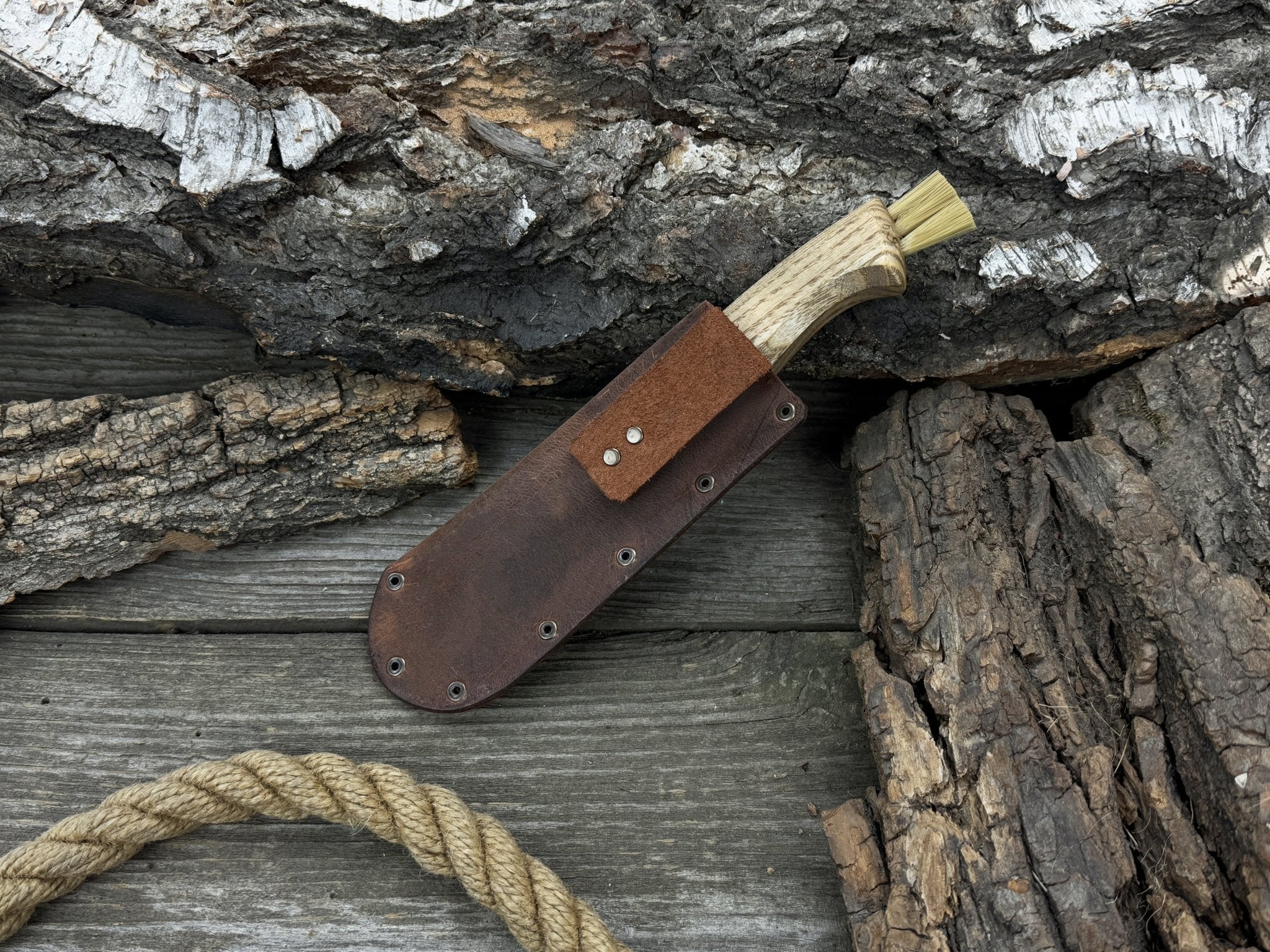 Mushroom Knife with Brush For Harvesting, 7.5 cm (2.95 inches) - Randy's LLC