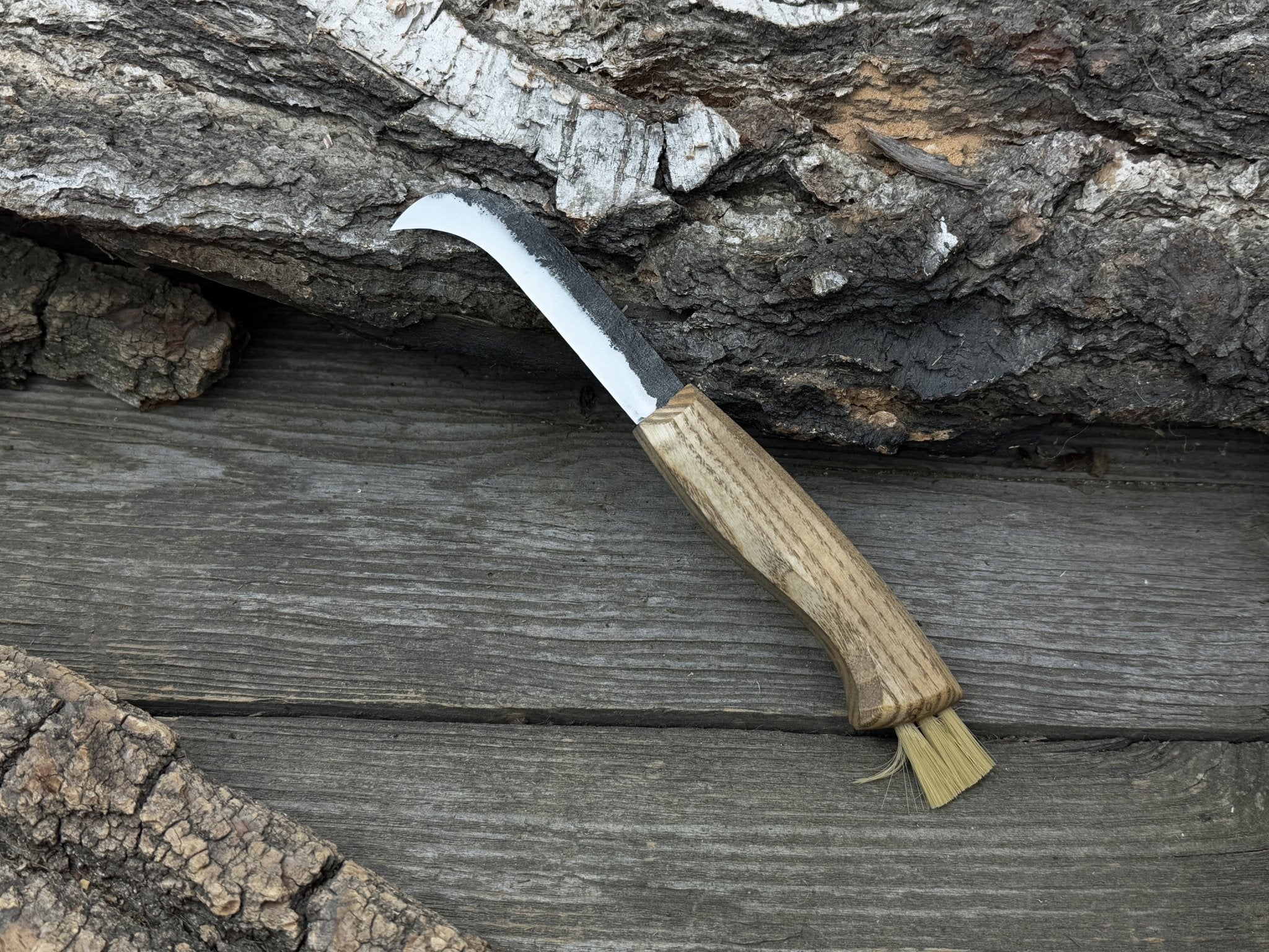 Mushroom Knife with Brush For Harvesting, 7.5 cm (2.95 inches) - Randy's LLC