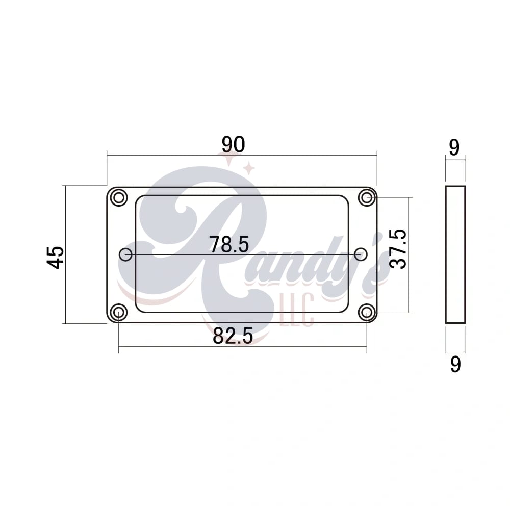 HOSCO MR-FRI Humbucker Mounting Ring MIJ (Tall/Non Tapered) Cream - Fits Gibson®