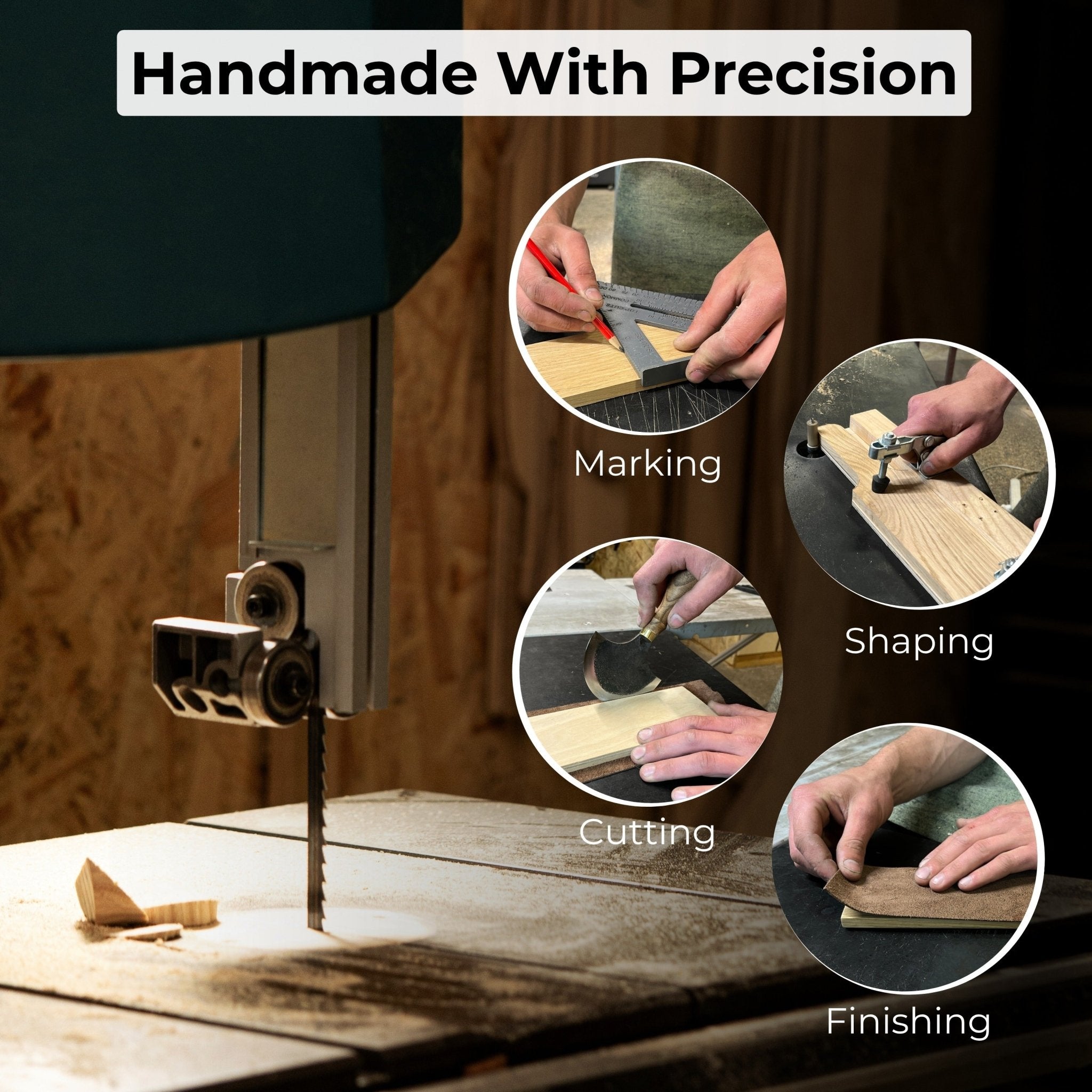 One-Sided Leather Strop For Knife Sharpening & Polishing Compound - Randy's LLC