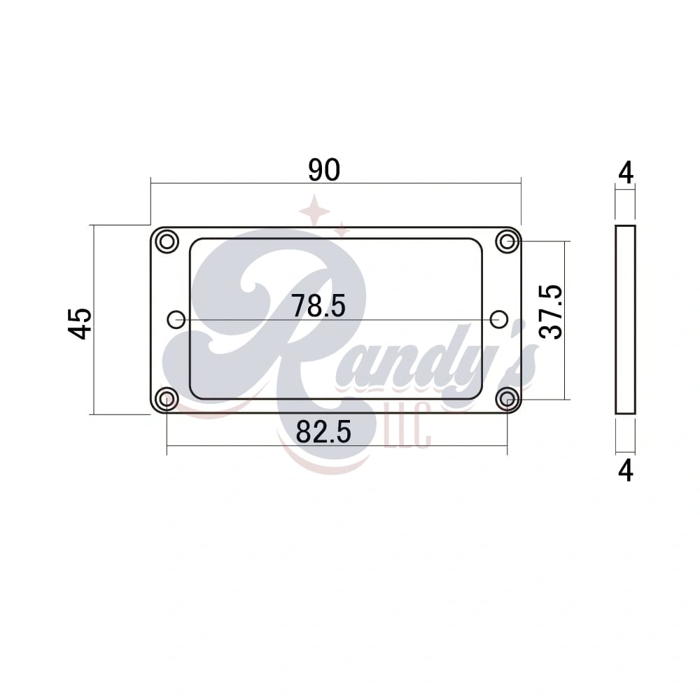 HOSCO MR-FFI Humbucker Mounting Ring MIJ (Short/Non Tapered) Cream - Fits Gibson®