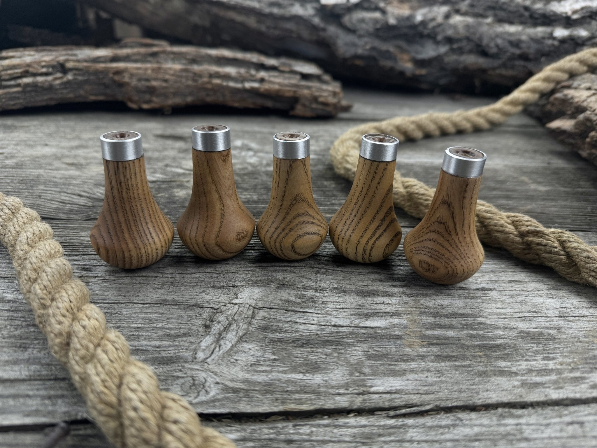 Palm Grip Handles for Wood Carving Tools (Set of 5), 6 cm (2.36 in) - Randy's LLC