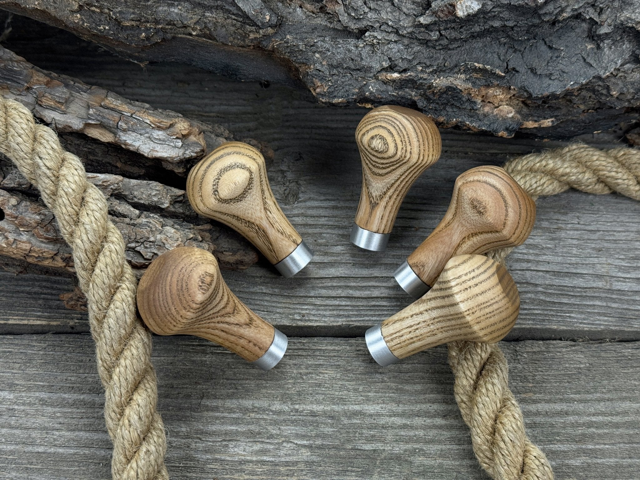 Palm Grip Handles for Wood Carving Tools (Set of 5), 6 cm (2.36 in) - Randy's LLC