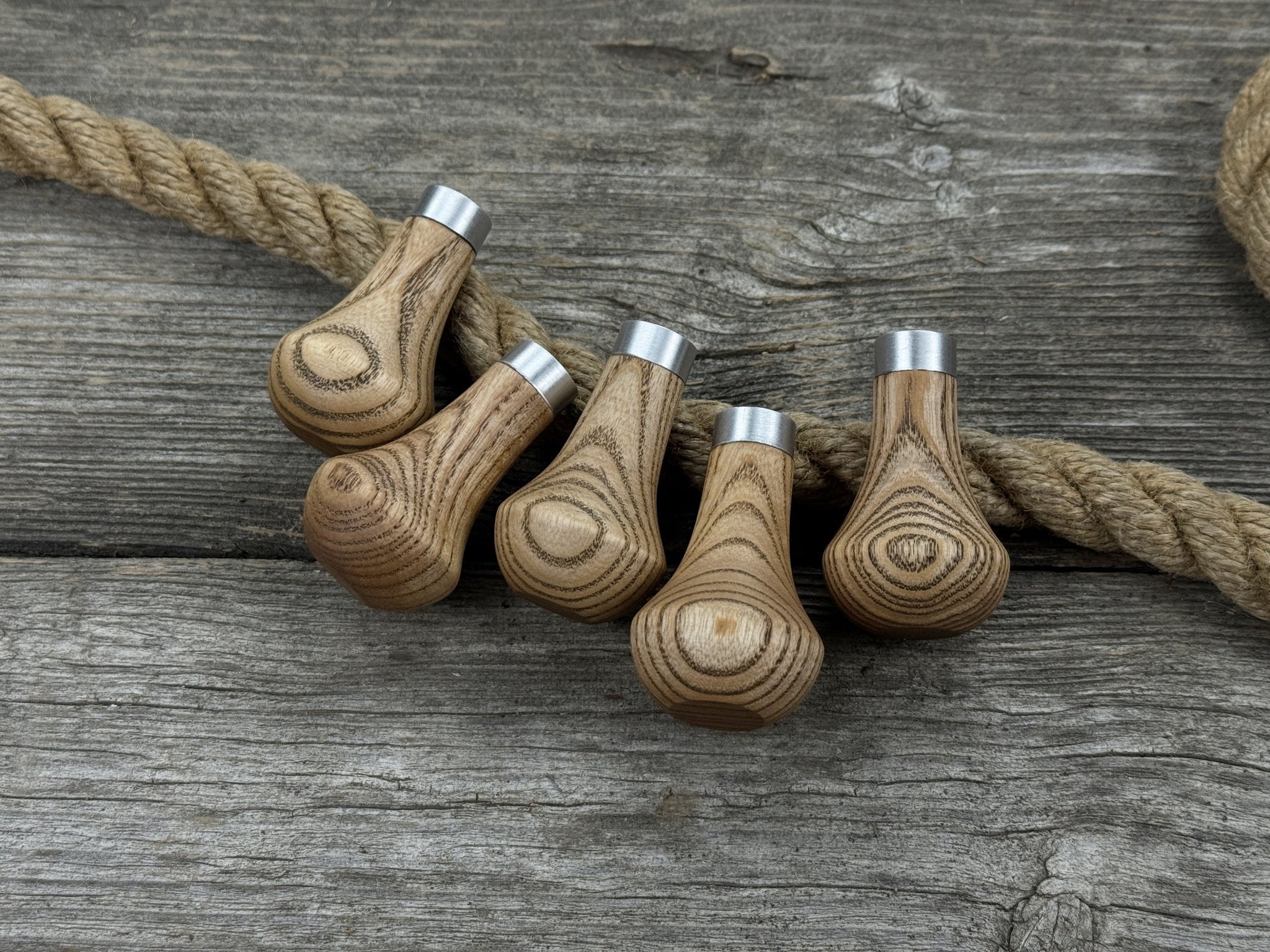 Palm Grip Handles for Wood Carving Tools (Set of 5), 6 cm (2.36 in) - Randy's LLC